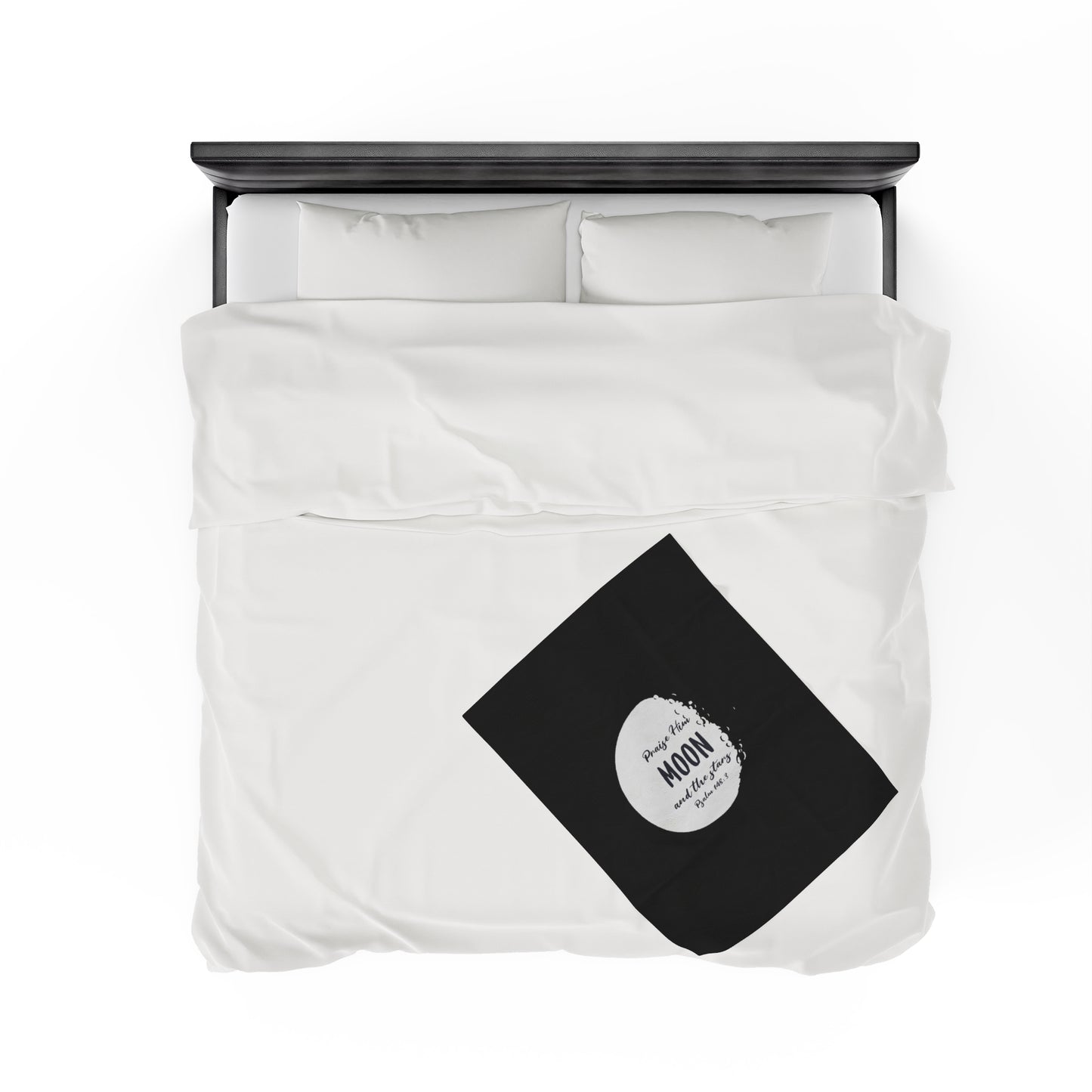 The Moon Velveteen Plush Blanket