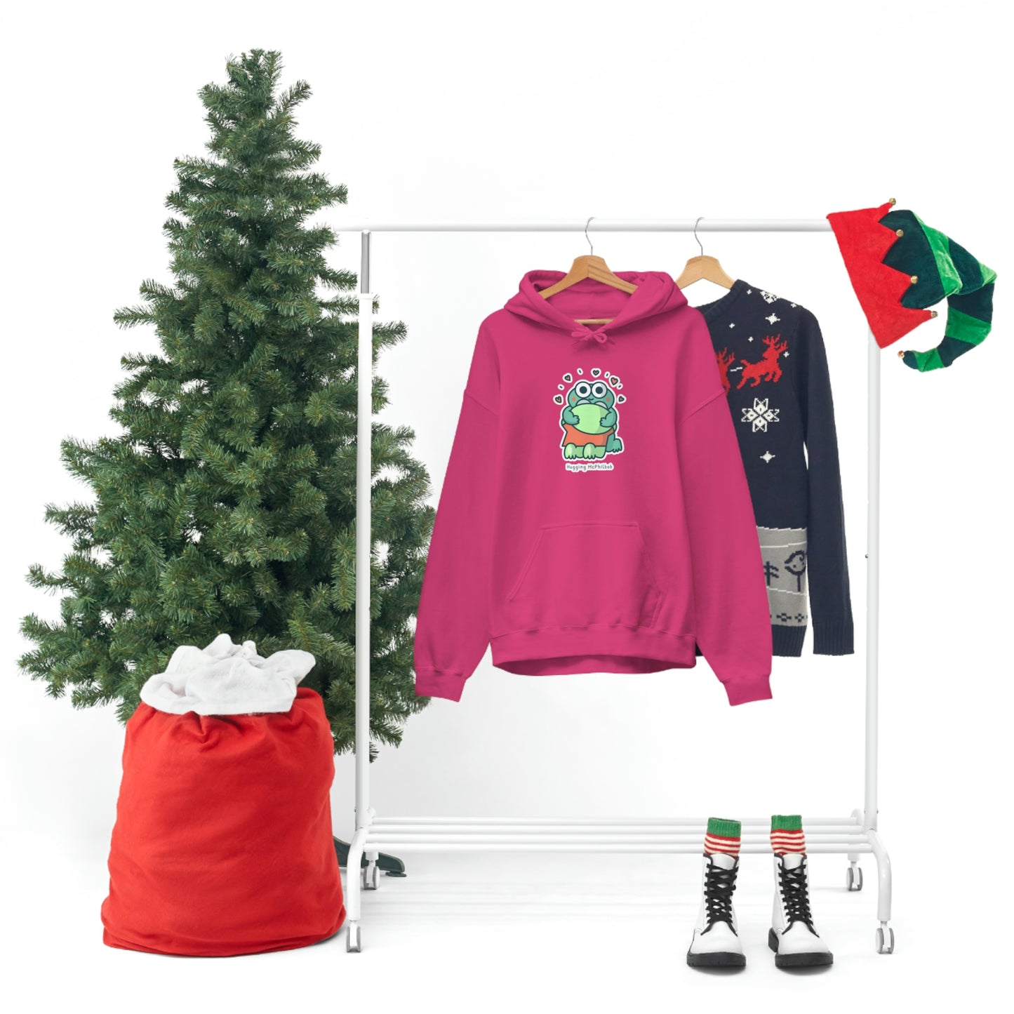 Hugging McPhilbob Unisex Heavy Blend™ Hooded Sweatshirt