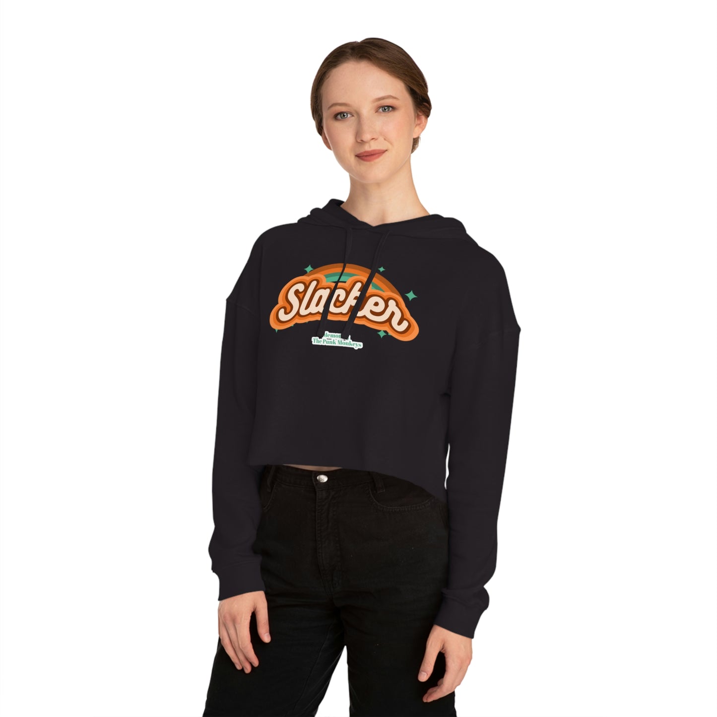 Slacker Women’s Cropped Hooded Sweatshirt