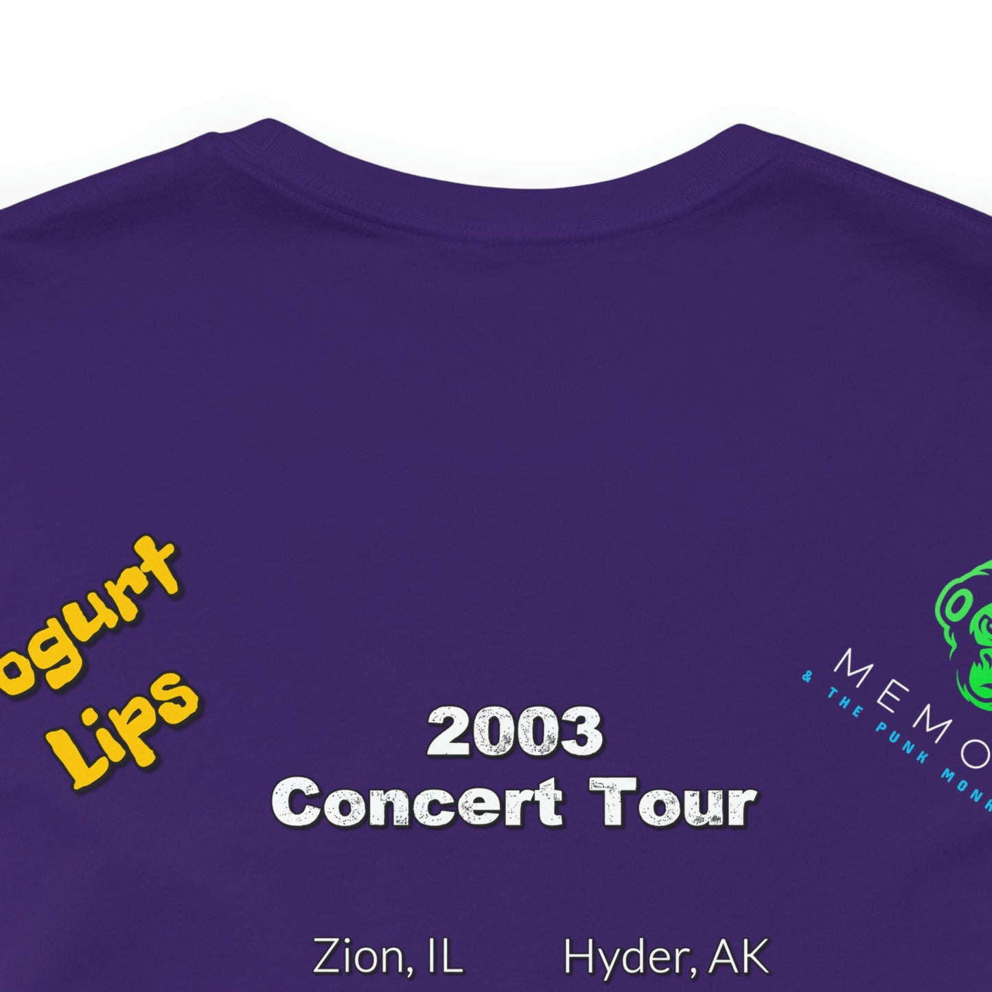 Yogurt Lips 2003 Concert Tour Unisex Jersey Short Sleeve Tee