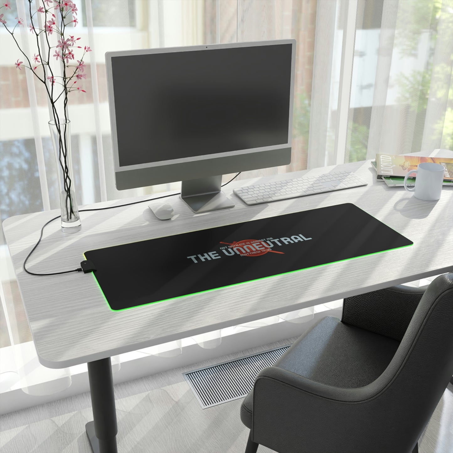 The Unneutral LED Gaming Mouse Pad