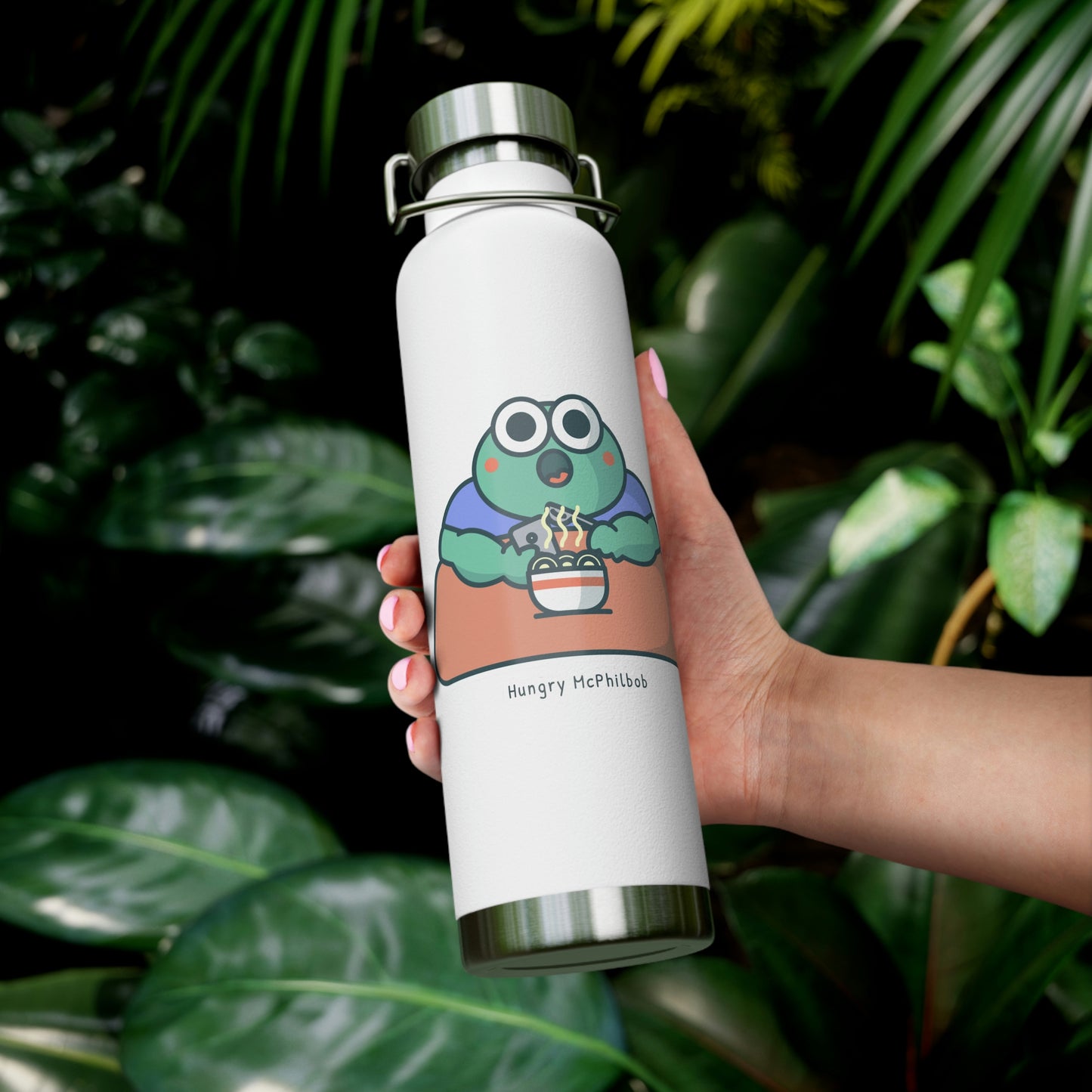 Hungry McPhilbob Copper Vacuum Insulated Bottle, 22oz