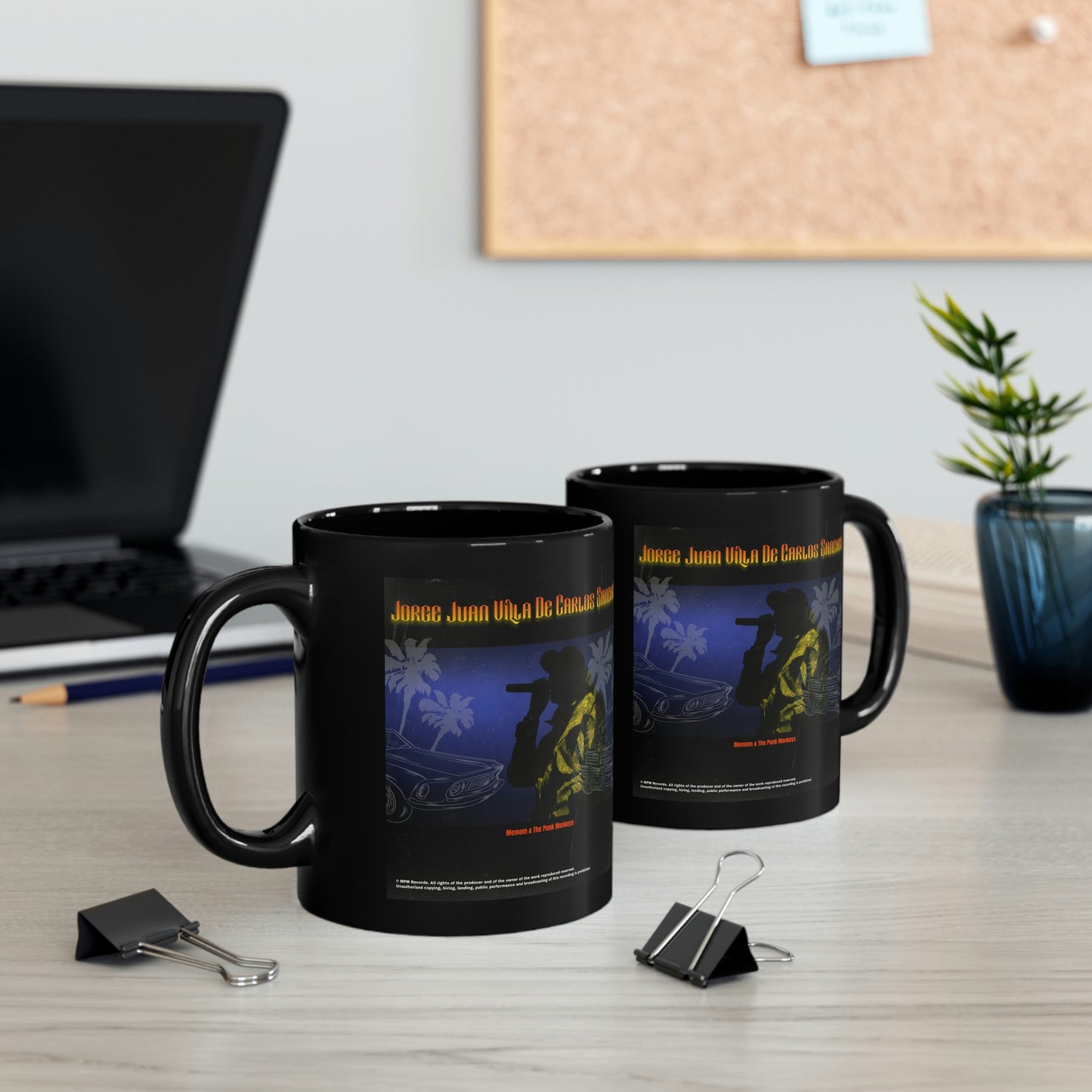 Jorge Juan Villa De Carlos Sanchez 11oz Black Mug