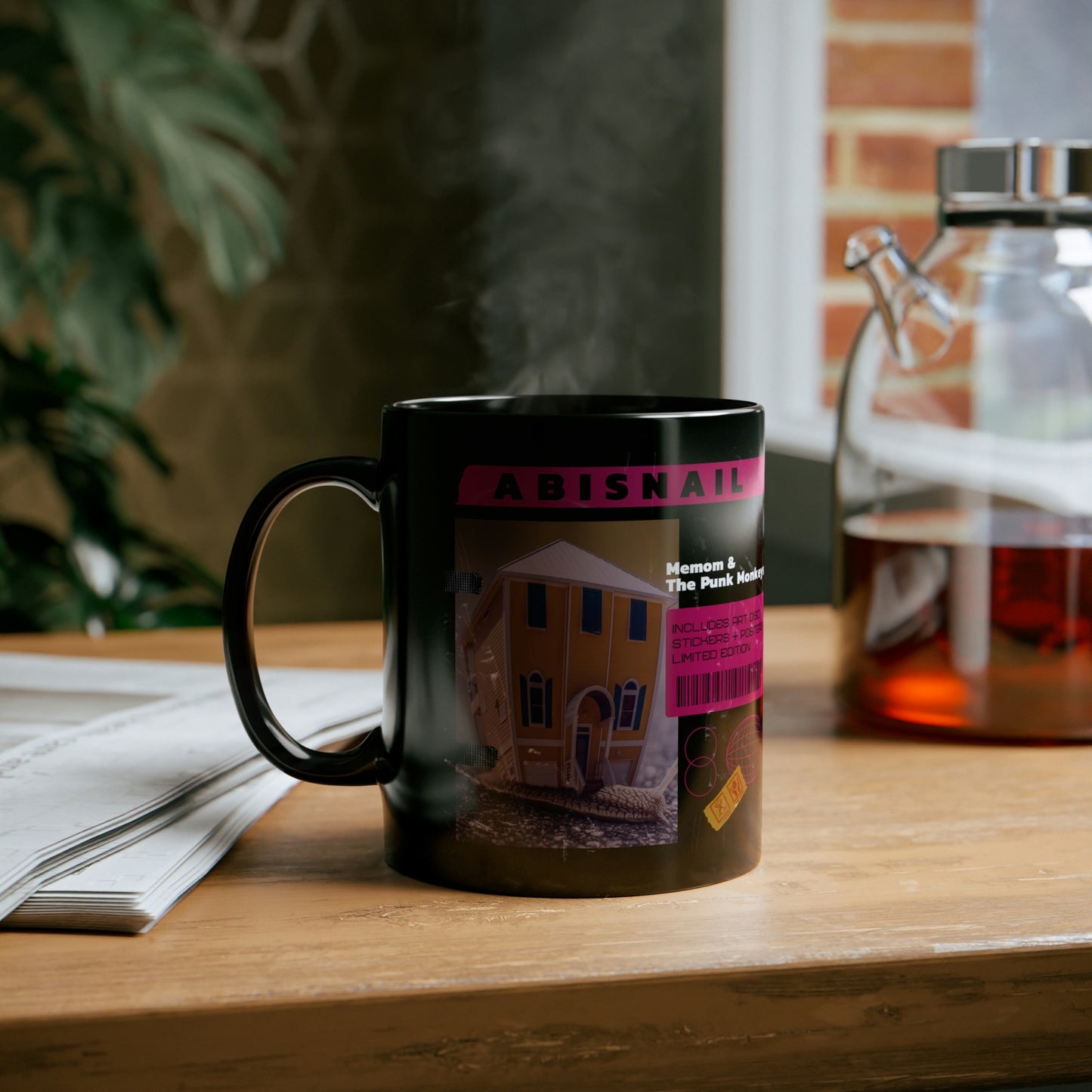 Abisnail 11oz Black Mug