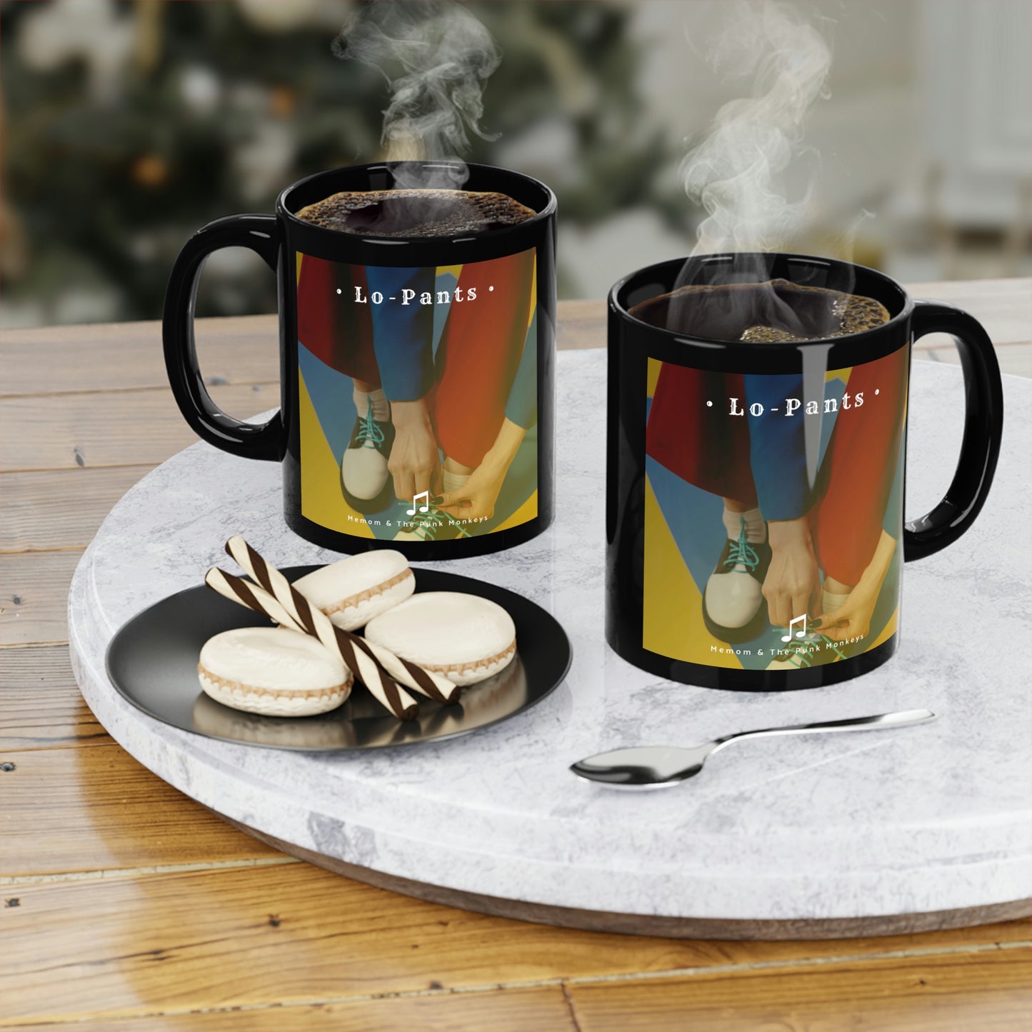 Lo-Pants Black Coffee Mug, 11oz