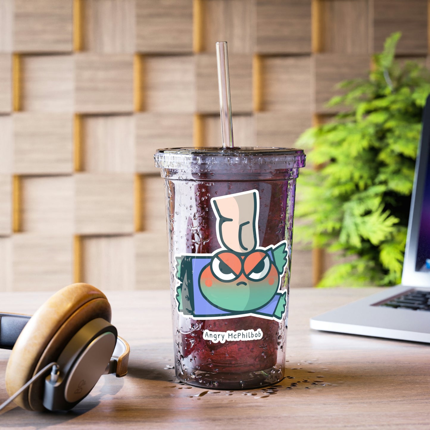Angry McPhilbob Suave Acrylic Cup