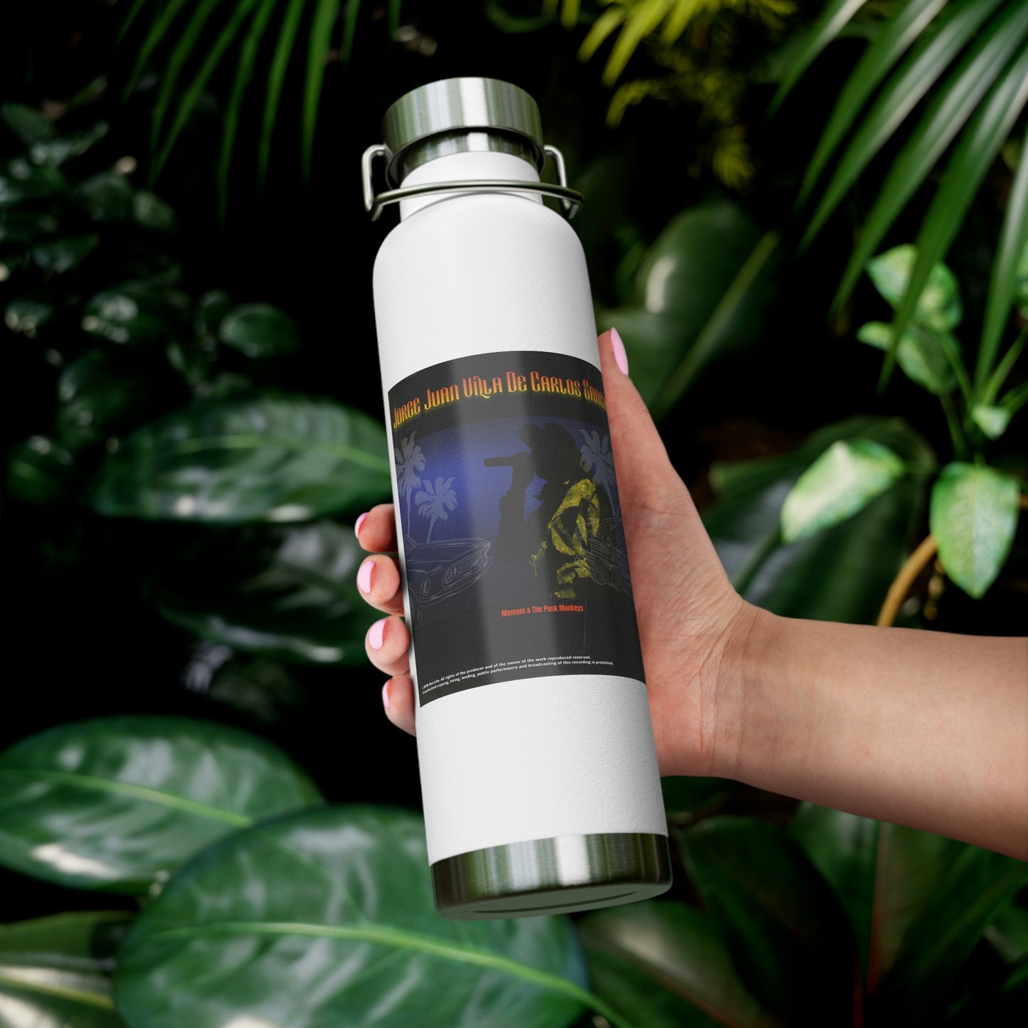 Jorge Juan Villa De Carlos Sanchez 22oz Vacuum Insulated Bottle