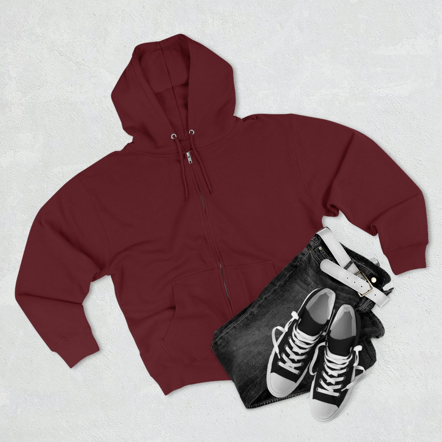 Memom & The Punk Monkeys Unisex Premium Full Zip Hoodie