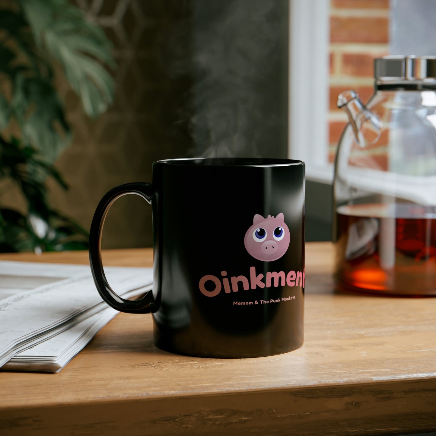 Oinkment 11oz Black Mug