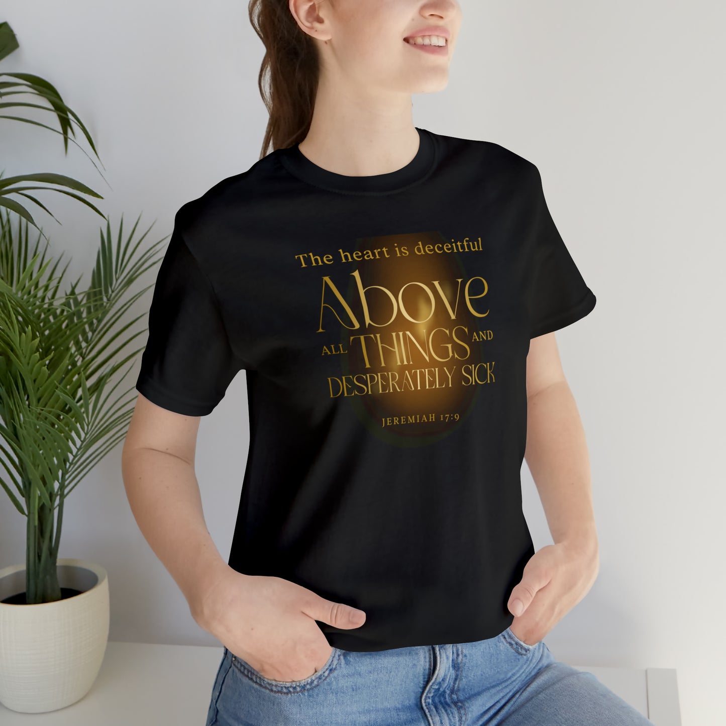 Jeremiah Heart Unisex Jersey Short Sleeve Tee