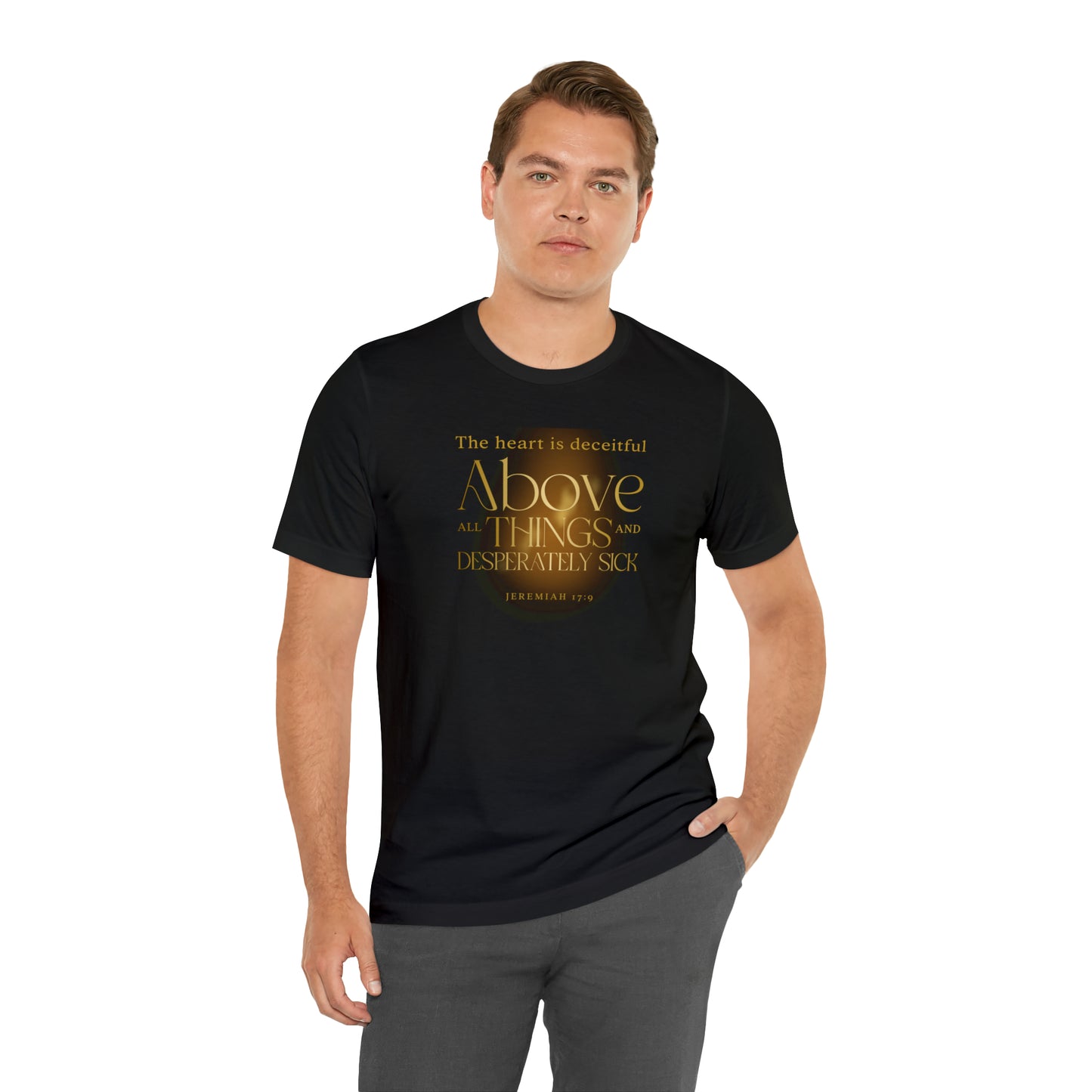 Jeremiah Heart Unisex Jersey Short Sleeve Tee