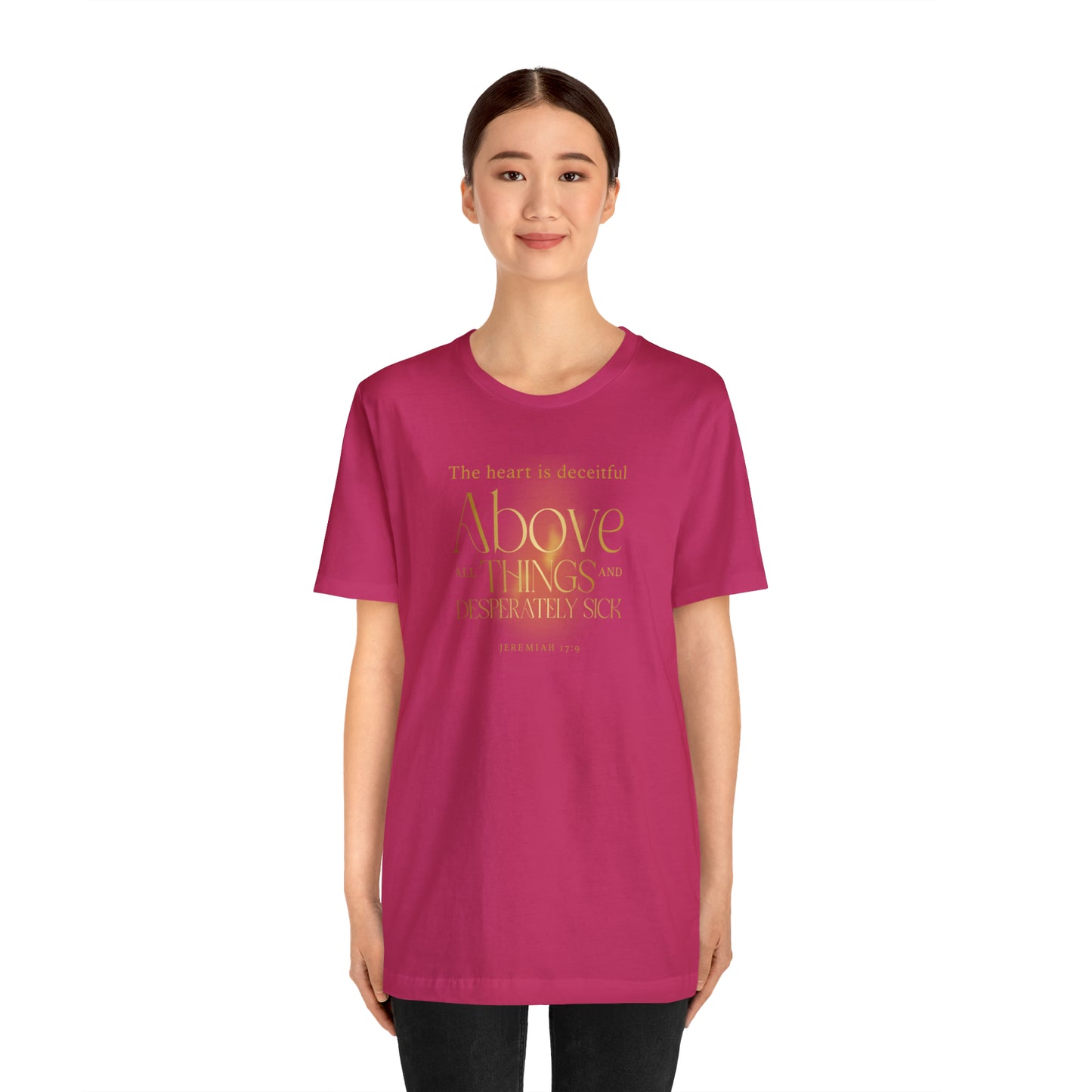 Jeremiah Heart Unisex Jersey Short Sleeve Tee