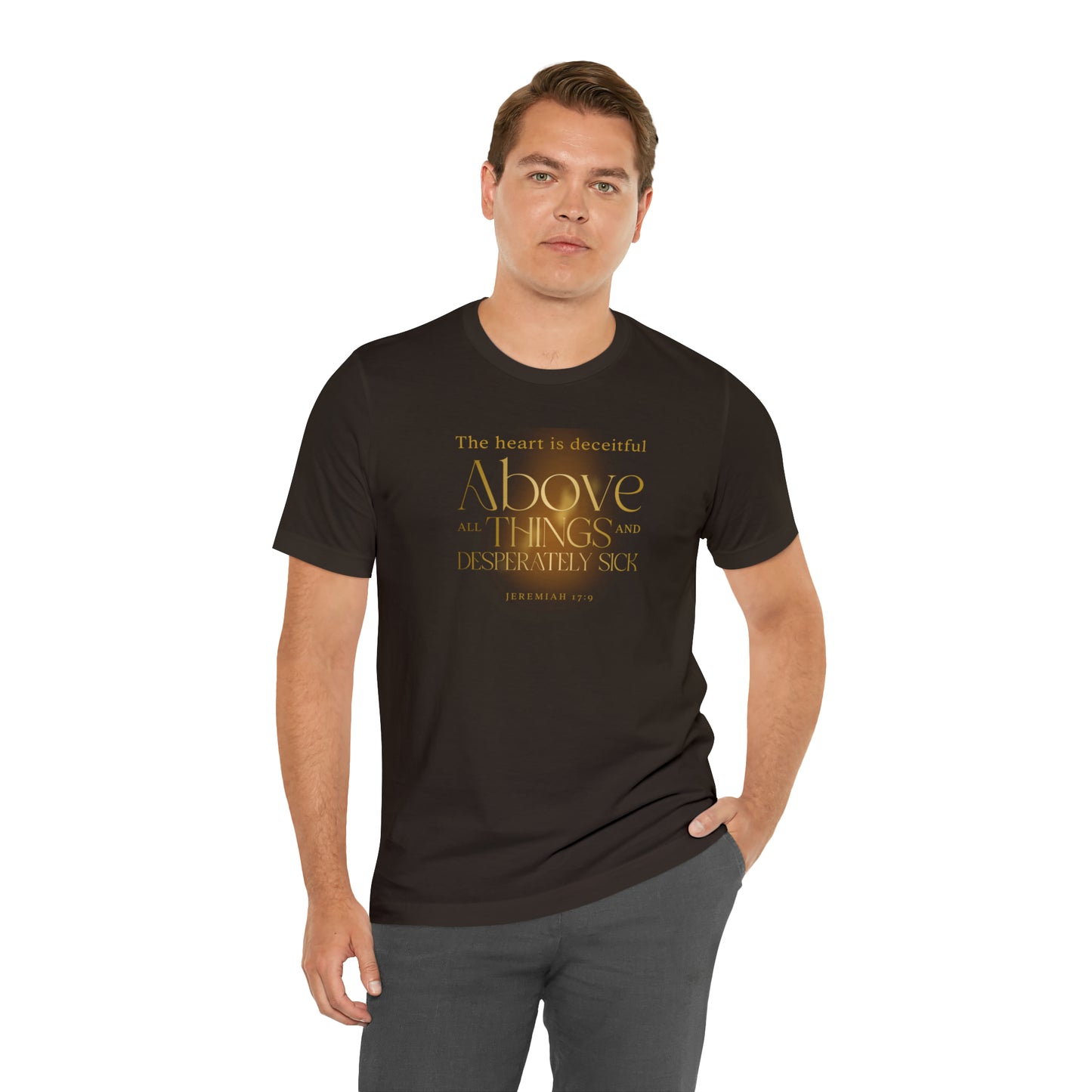 Jeremiah Heart Unisex Jersey Short Sleeve Tee