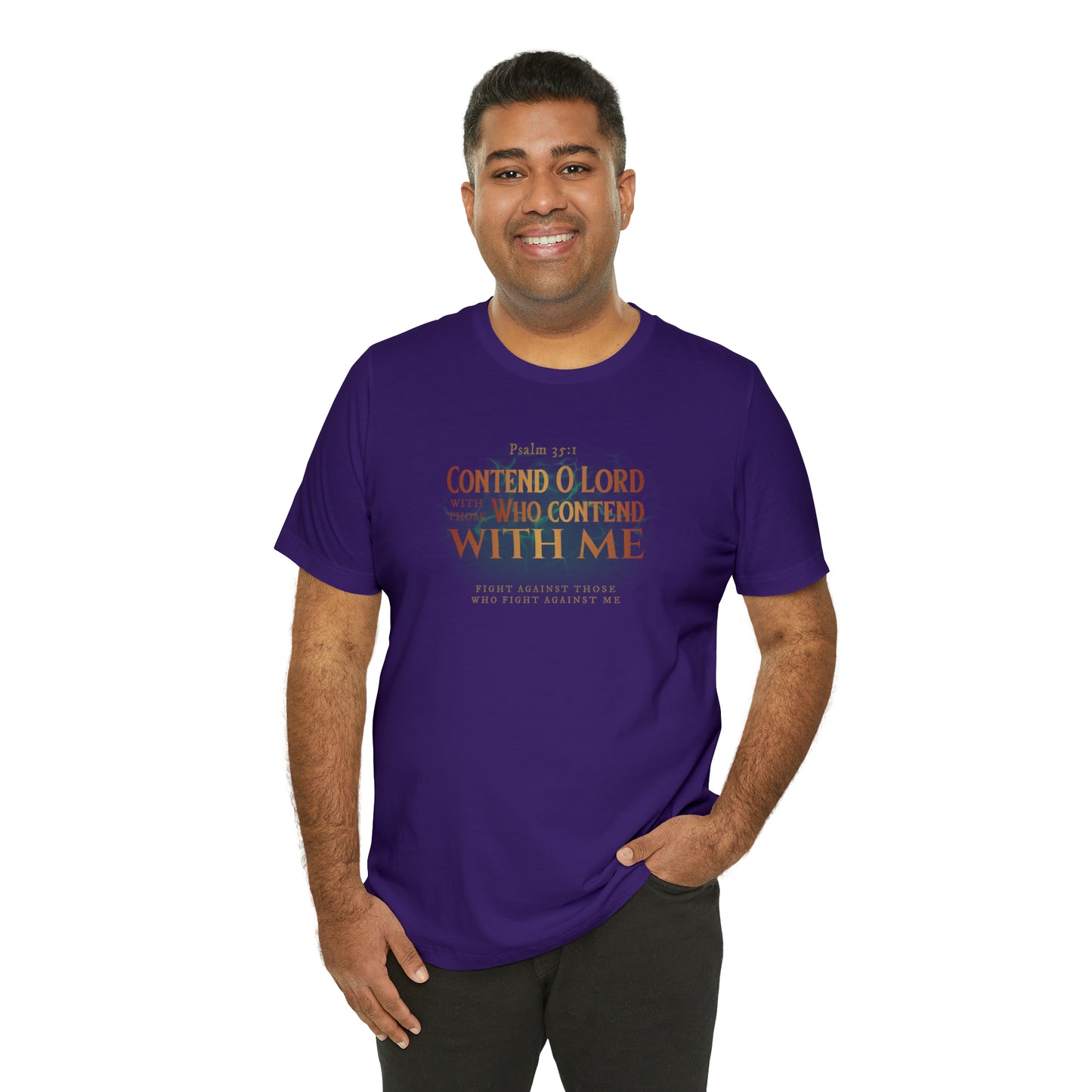 Contend O Lord Unisex Jersey Short Sleeve Tee