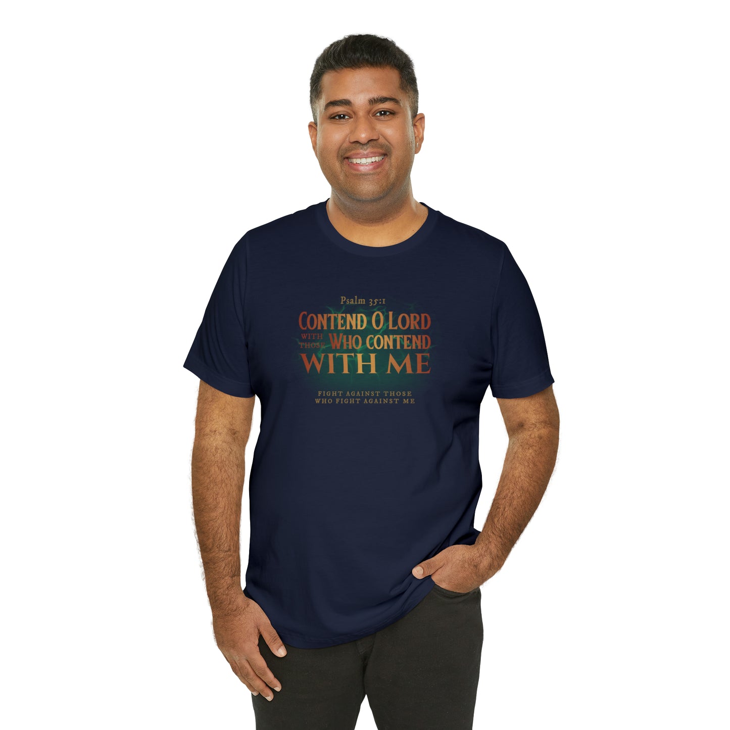 Contend O Lord Unisex Jersey Short Sleeve Tee