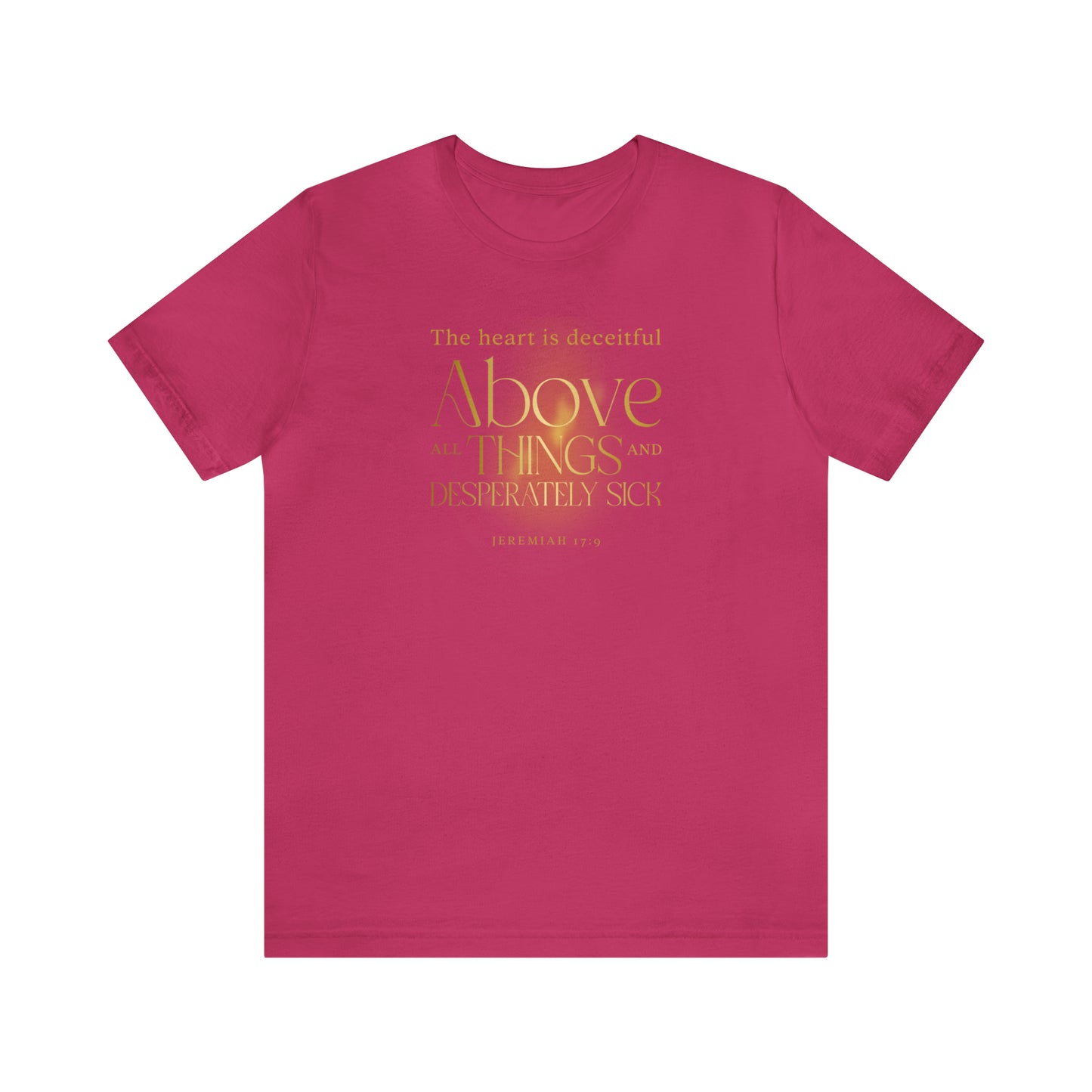 Jeremiah Heart Unisex Jersey Short Sleeve Tee