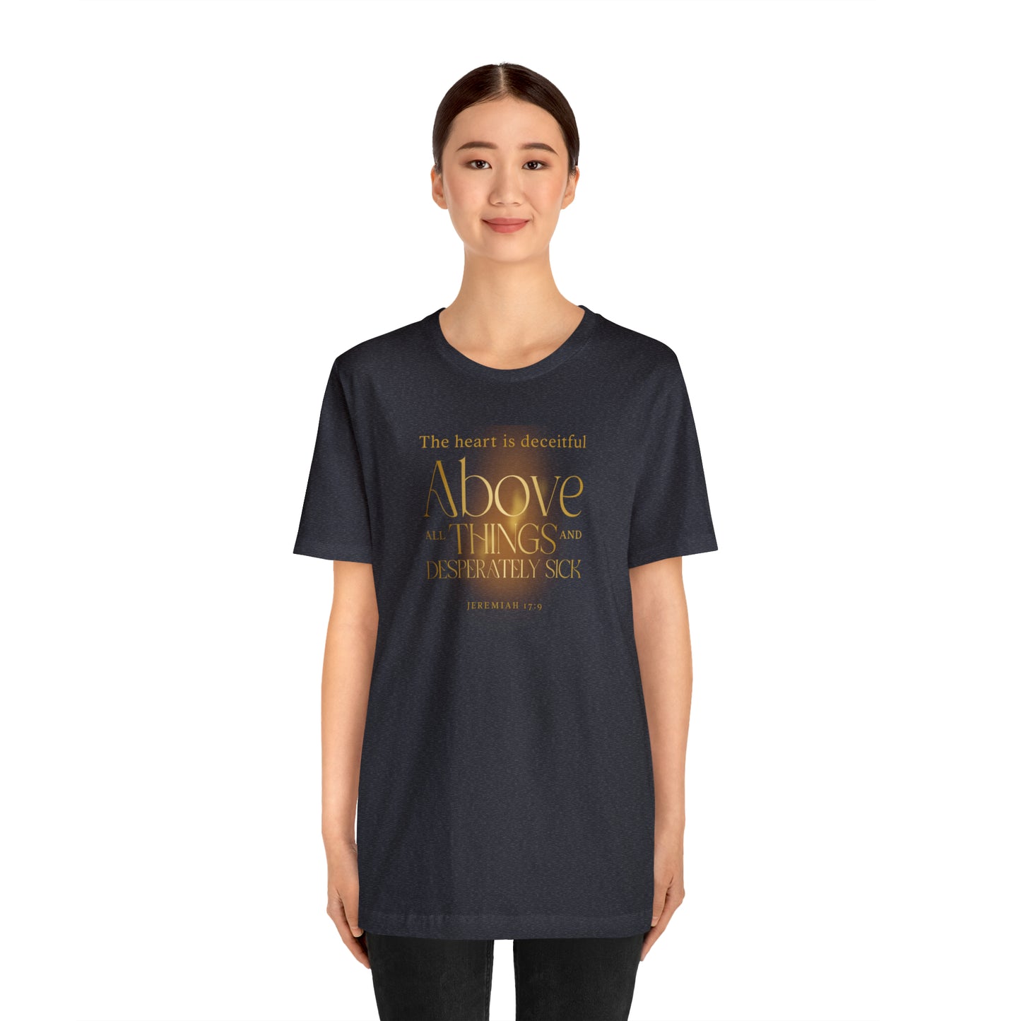 Jeremiah Heart Unisex Jersey Short Sleeve Tee