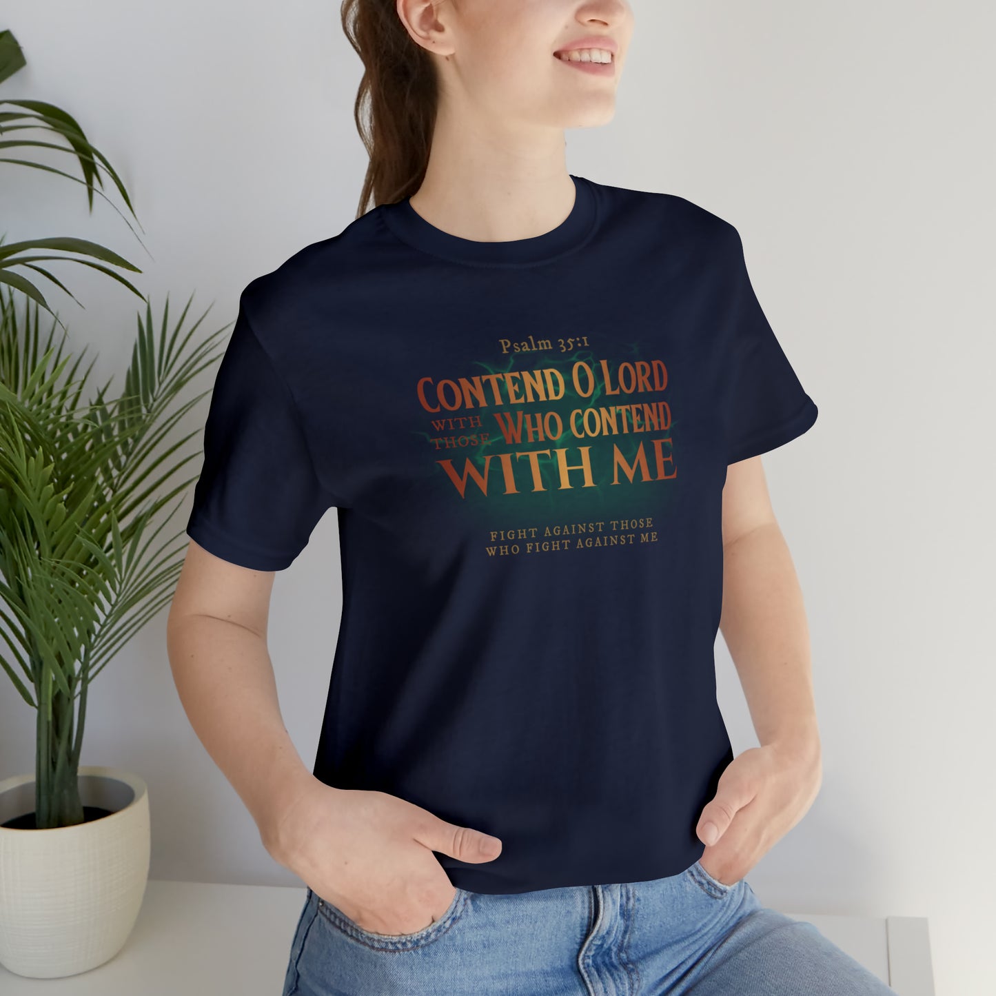 Contend O Lord Unisex Jersey Short Sleeve Tee