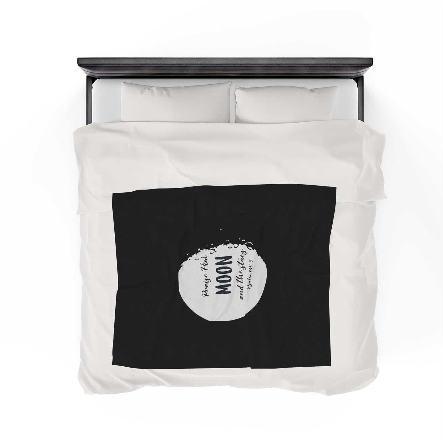 The Moon Velveteen Plush Blanket