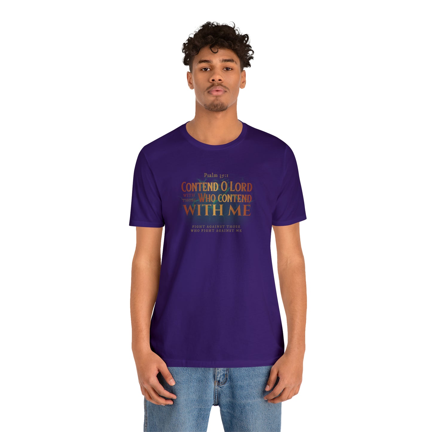 Contend O Lord Unisex Jersey Short Sleeve Tee