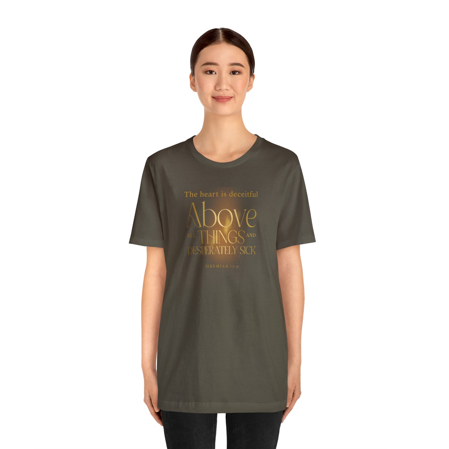 Jeremiah Heart Unisex Jersey Short Sleeve Tee