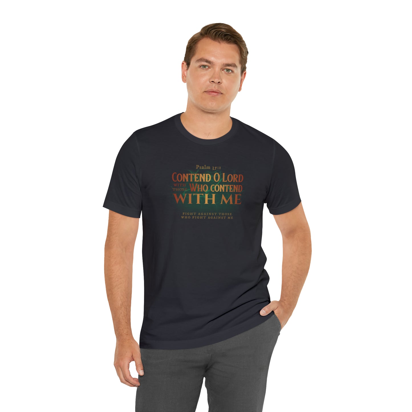 Contend O Lord Unisex Jersey Short Sleeve Tee