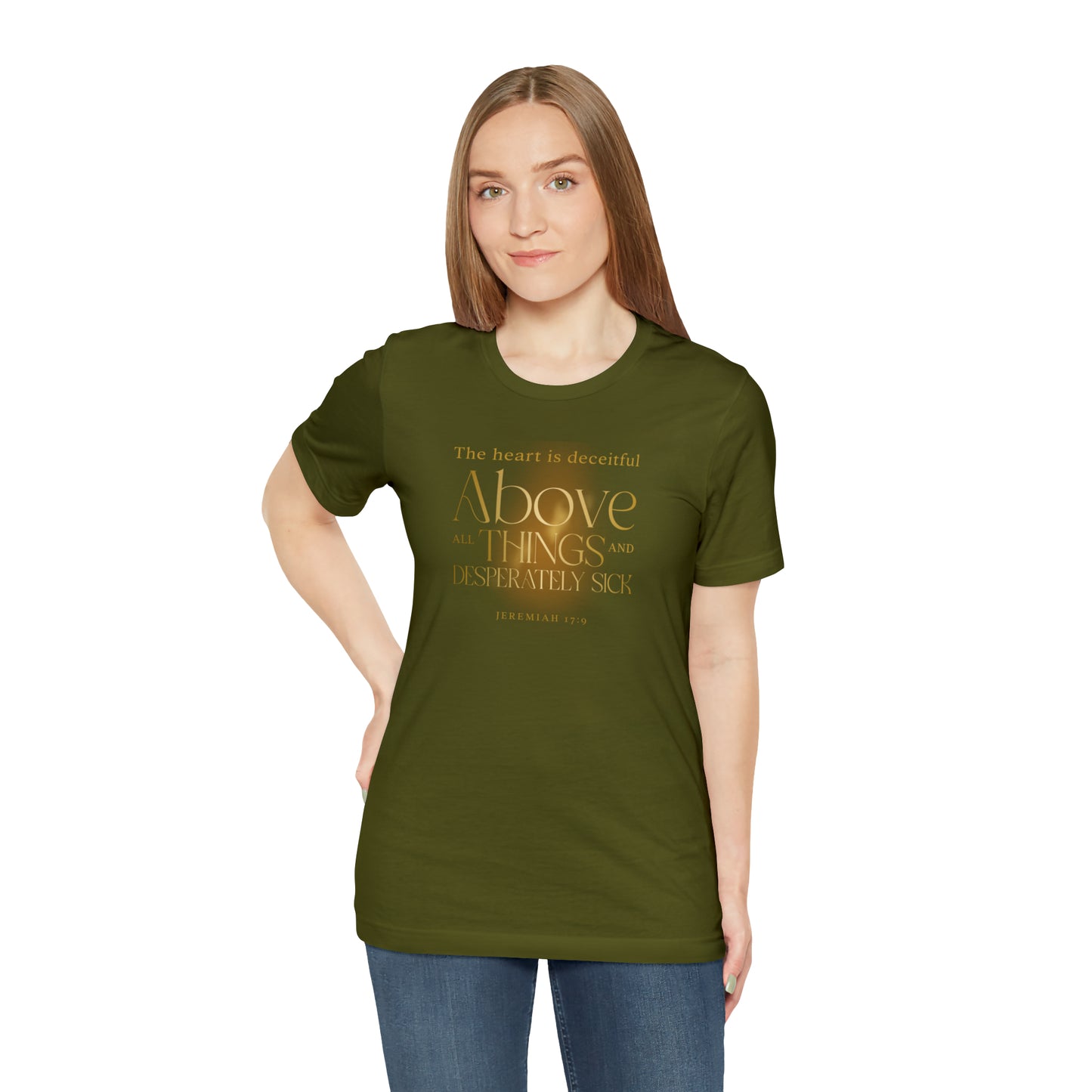 Jeremiah Heart Unisex Jersey Short Sleeve Tee
