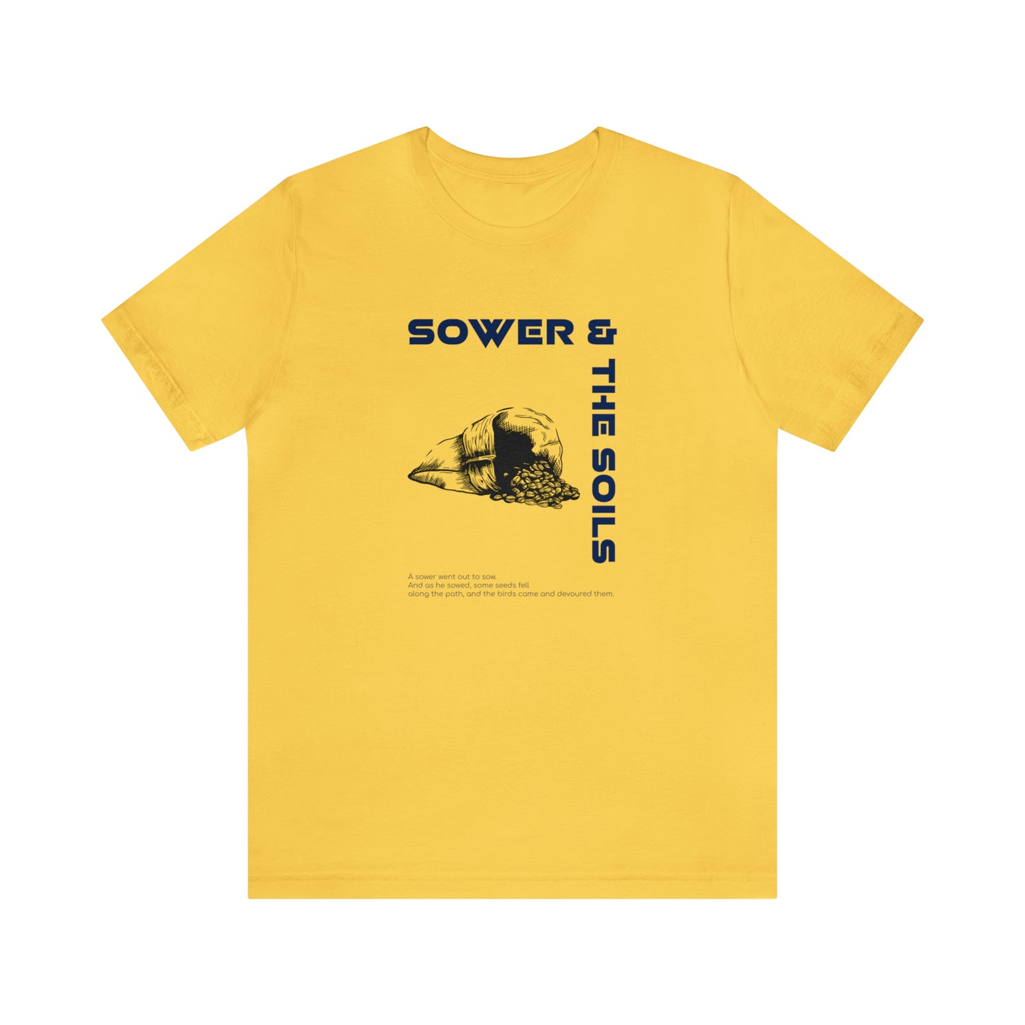 The Sower & The Soils Unisex Jersey Short Sleeve Tee