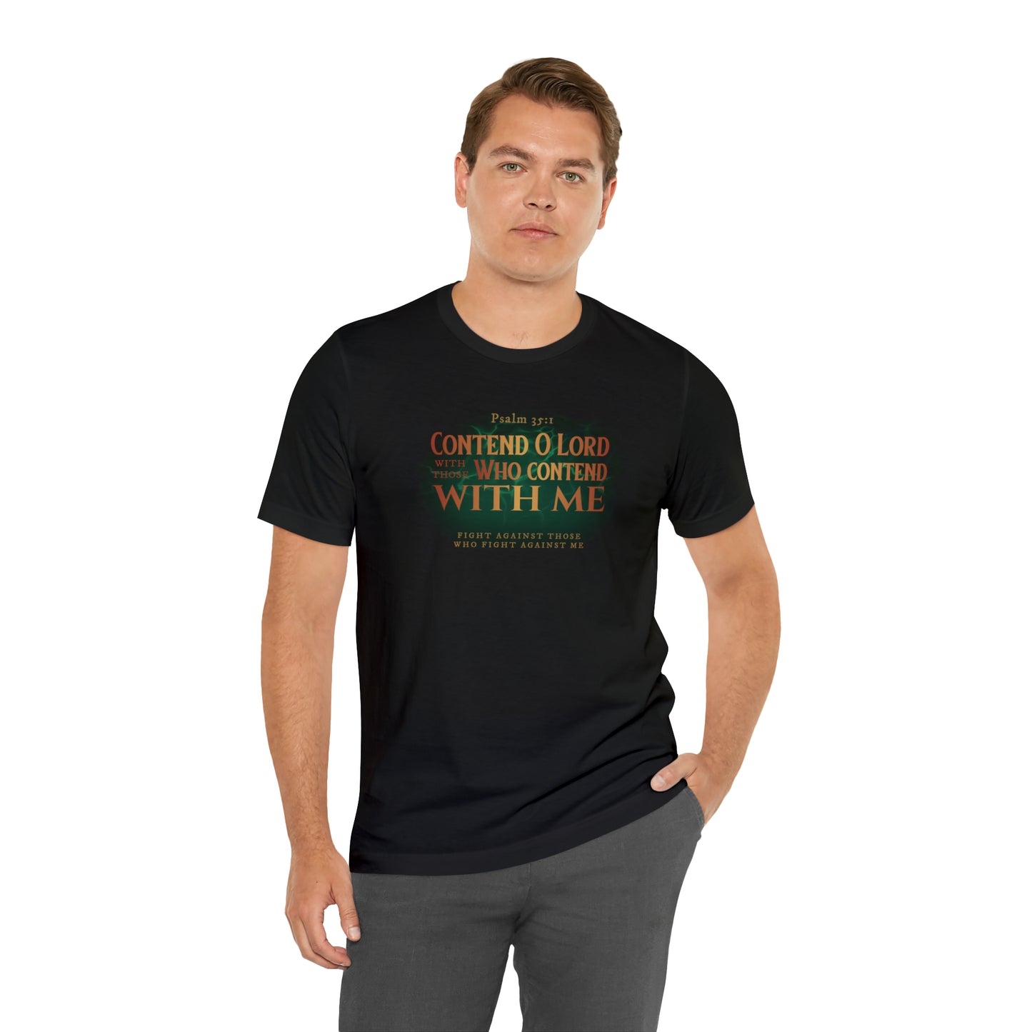 Contend O Lord Unisex Jersey Short Sleeve Tee