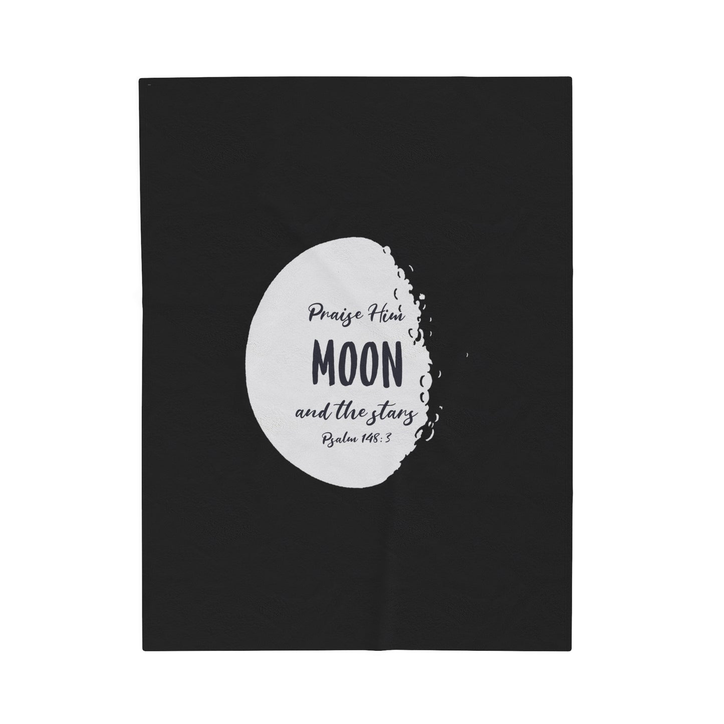 The Moon Velveteen Plush Blanket