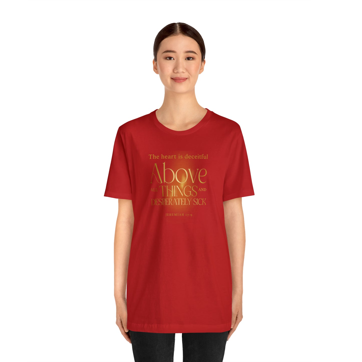 Jeremiah Heart Unisex Jersey Short Sleeve Tee