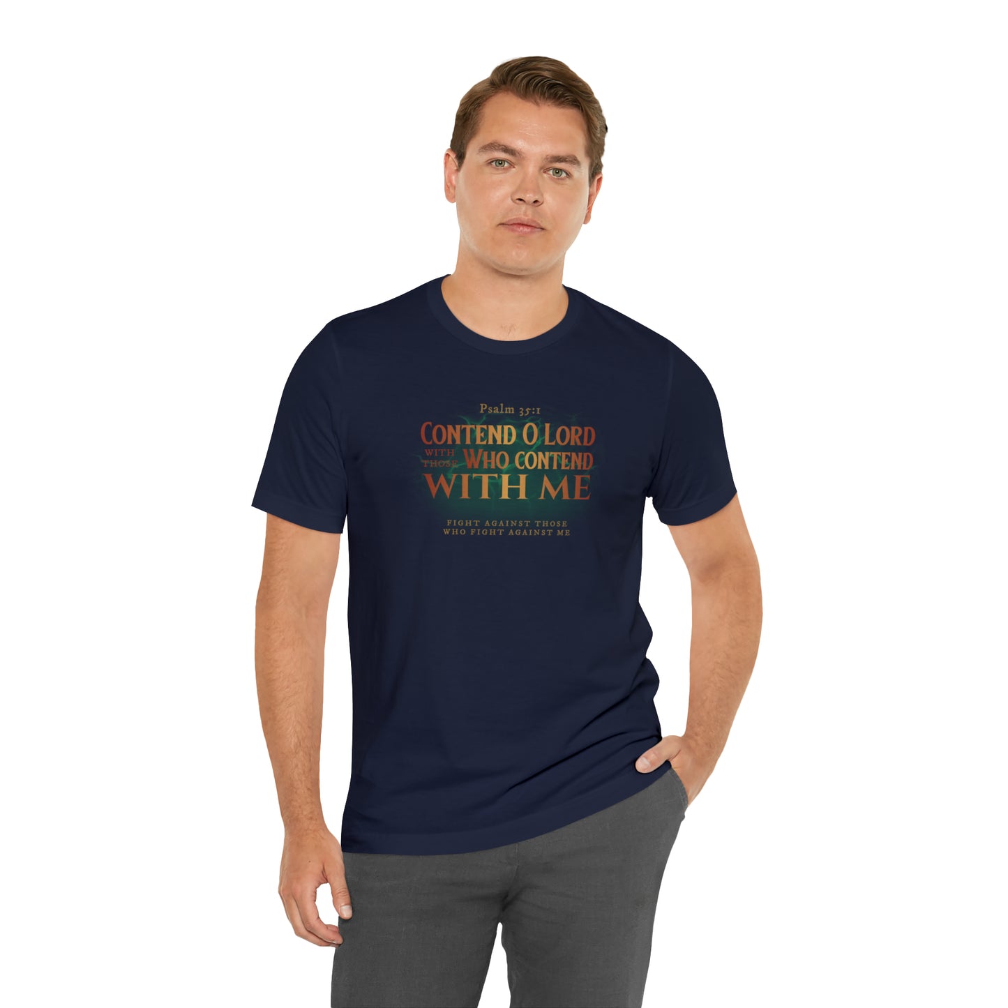 Contend O Lord Unisex Jersey Short Sleeve Tee