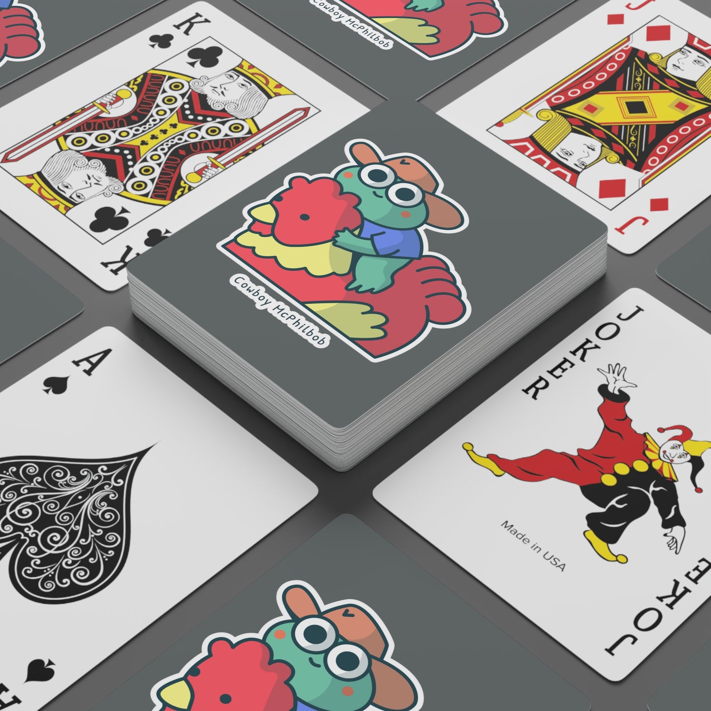 Cowboy McPhilbob Playing Cards