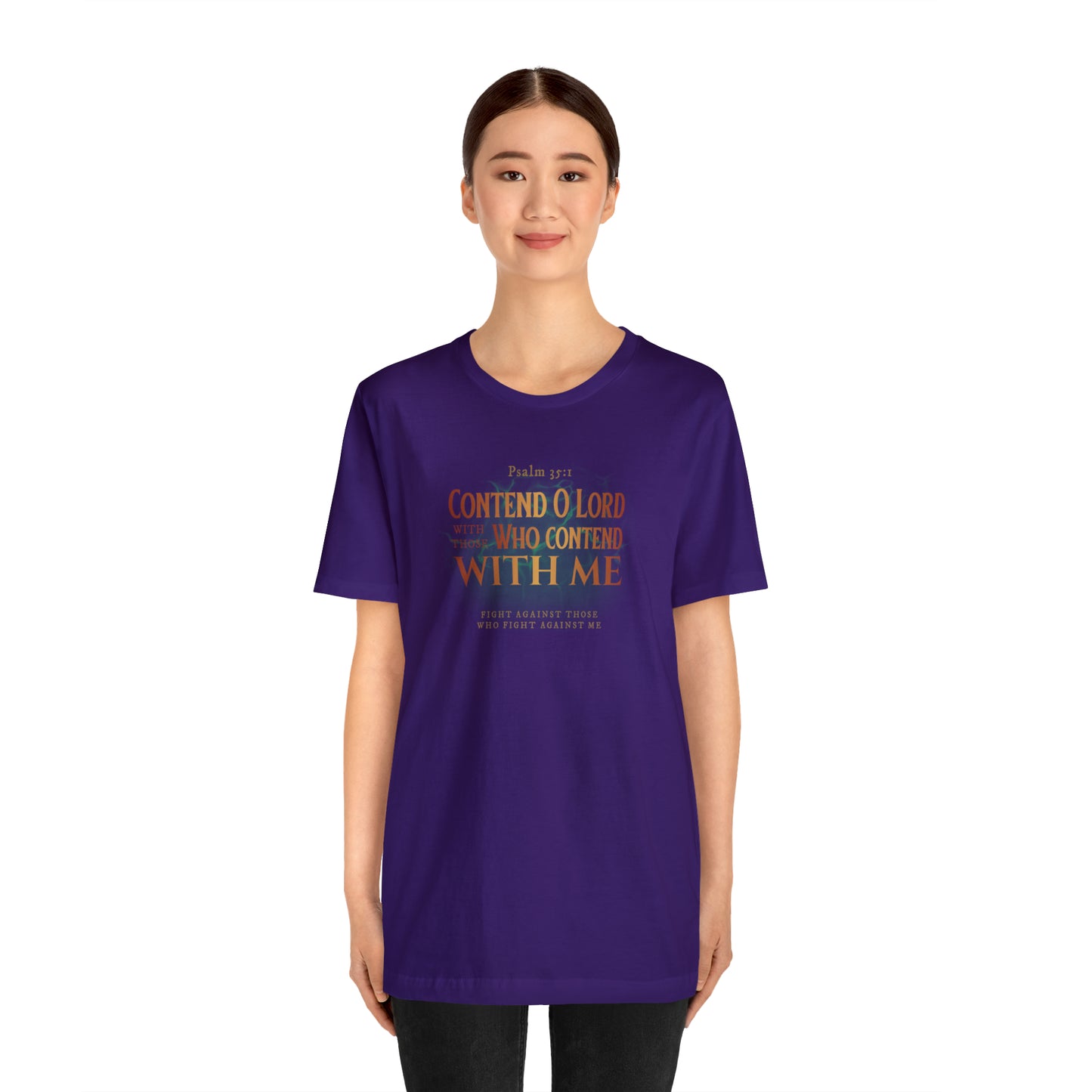 Contend O Lord Unisex Jersey Short Sleeve Tee