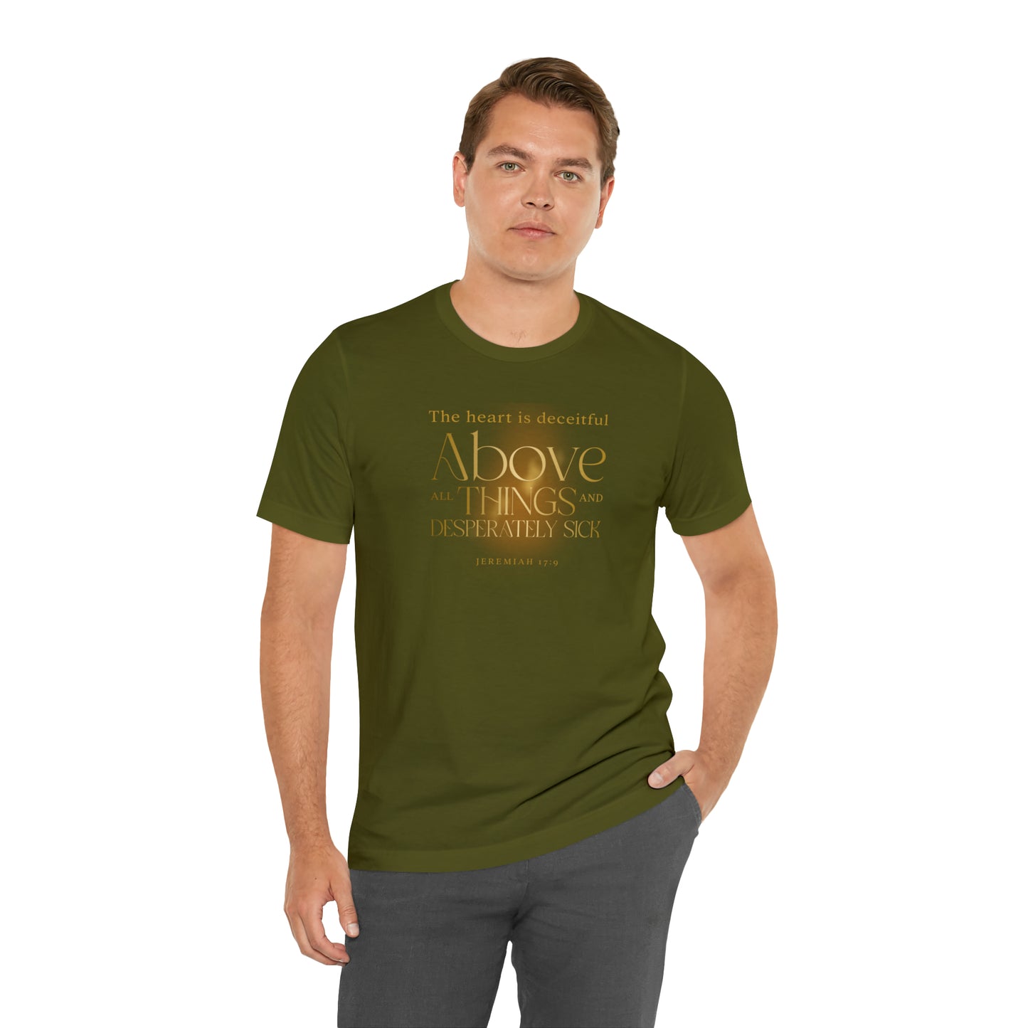 Jeremiah Heart Unisex Jersey Short Sleeve Tee