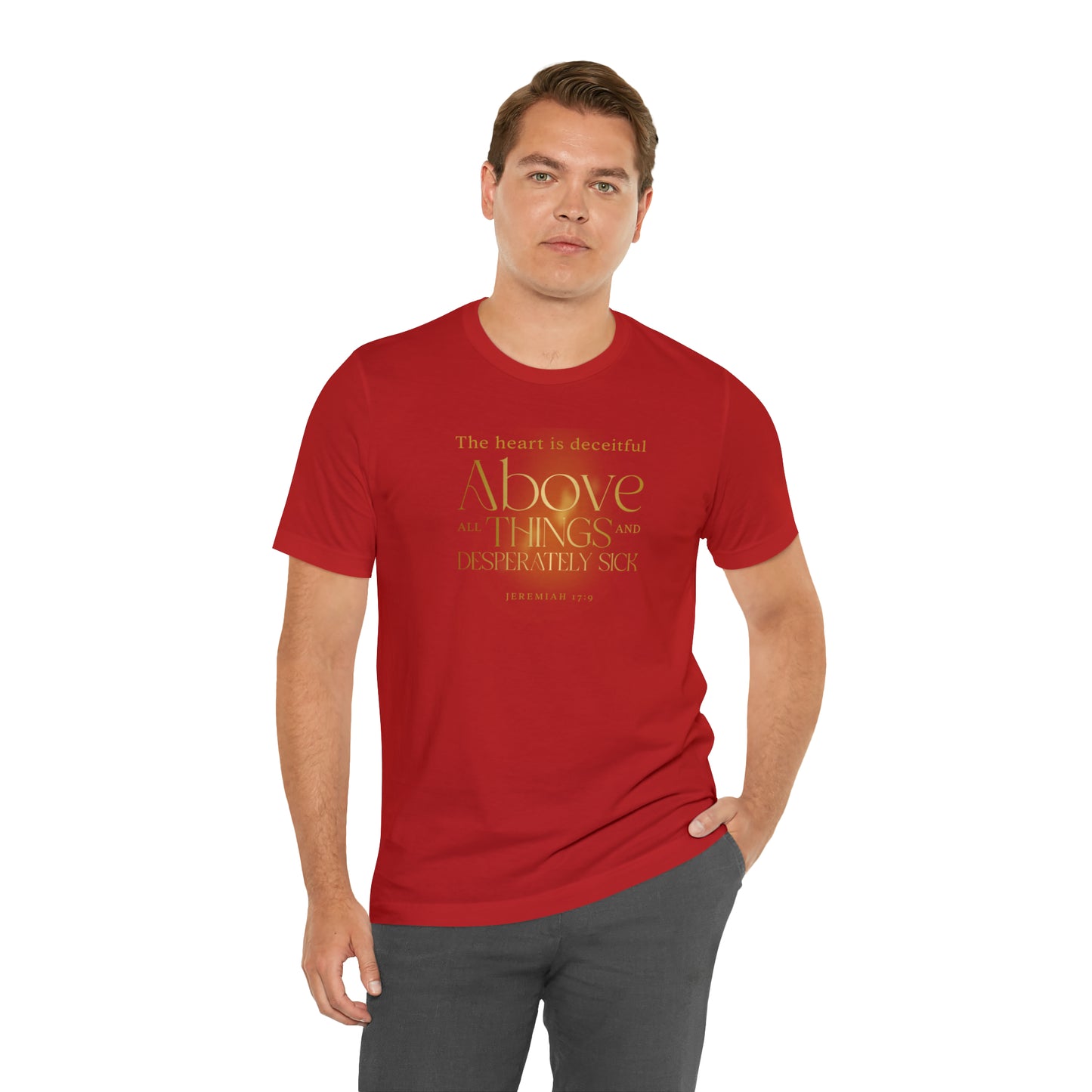 Jeremiah Heart Unisex Jersey Short Sleeve Tee