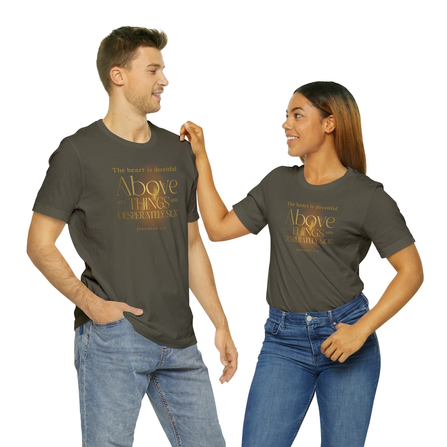 Jeremiah Heart Unisex Jersey Short Sleeve Tee