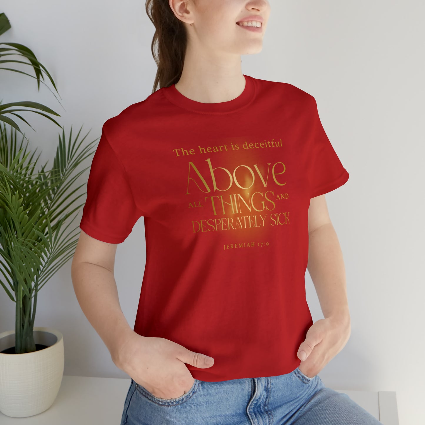 Jeremiah Heart Unisex Jersey Short Sleeve Tee
