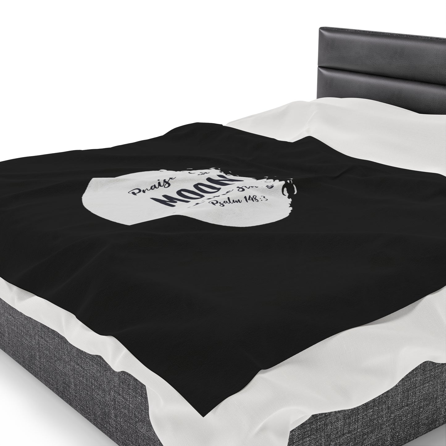 The Moon Velveteen Plush Blanket