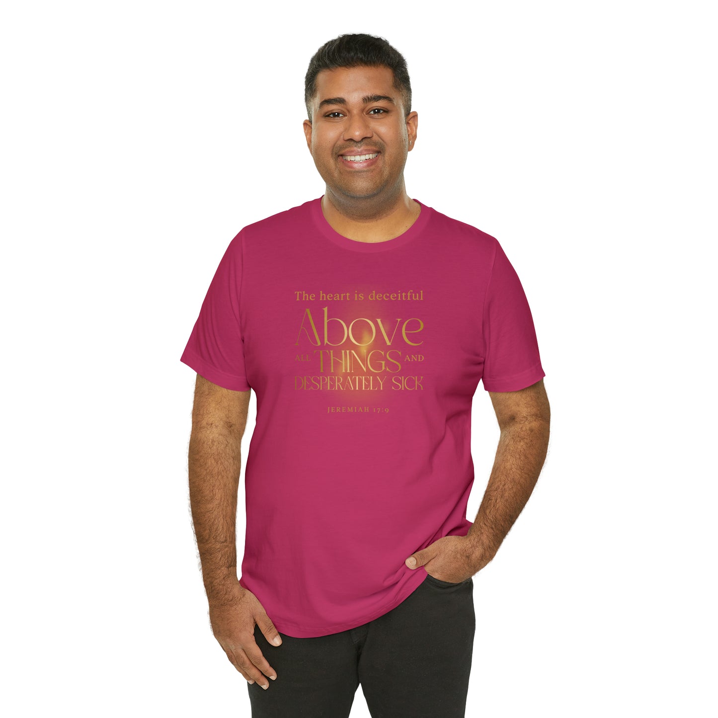 Jeremiah Heart Unisex Jersey Short Sleeve Tee