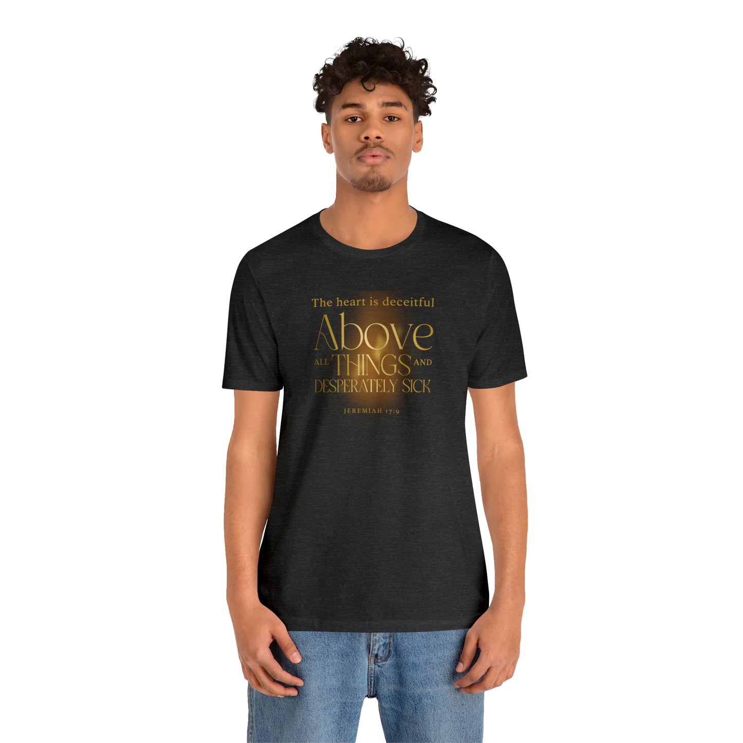 Jeremiah Heart Unisex Jersey Short Sleeve Tee