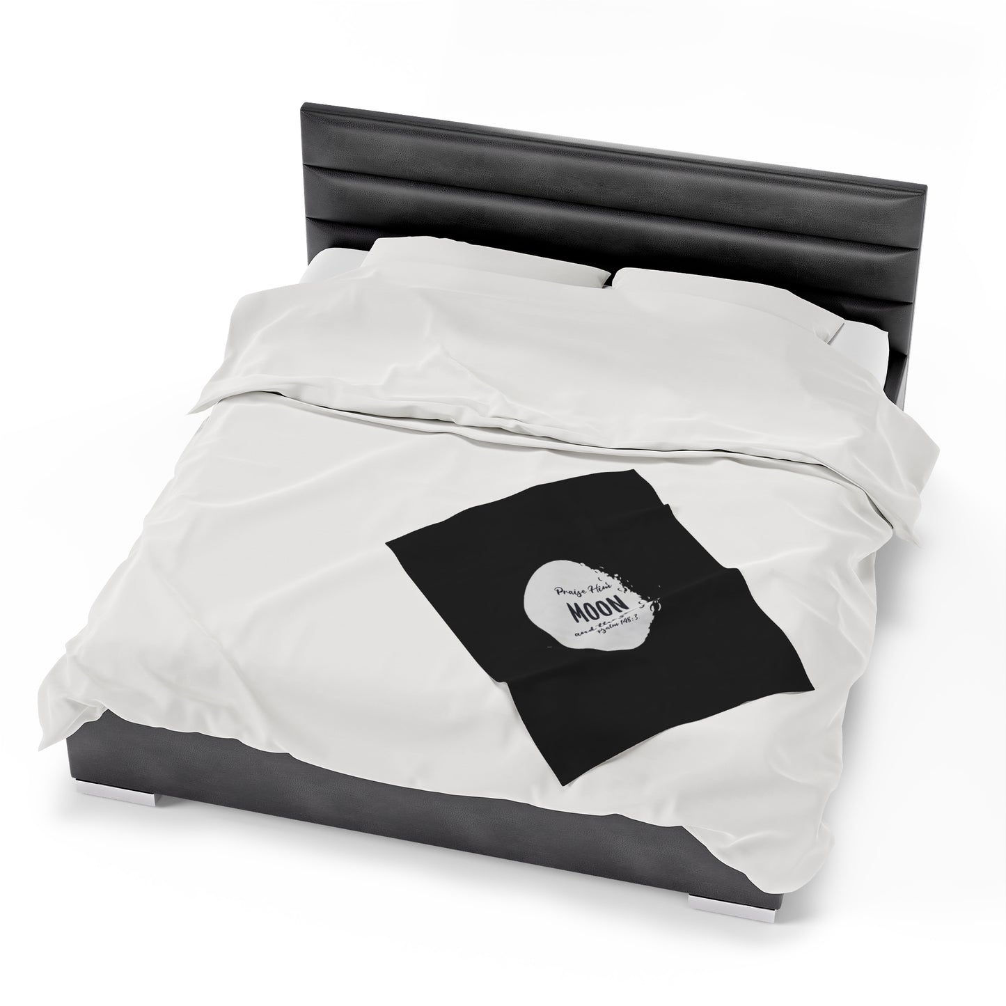 The Moon Velveteen Plush Blanket