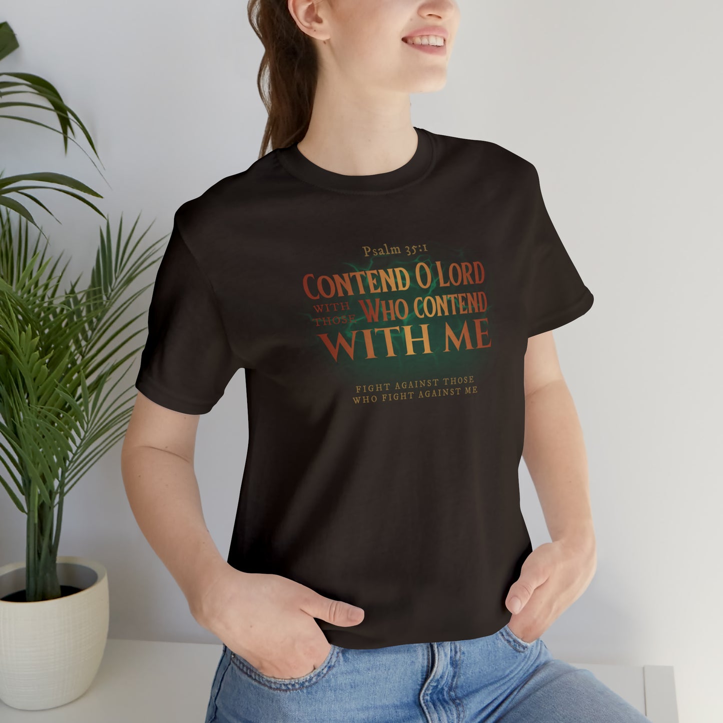 Contend O Lord Unisex Jersey Short Sleeve Tee