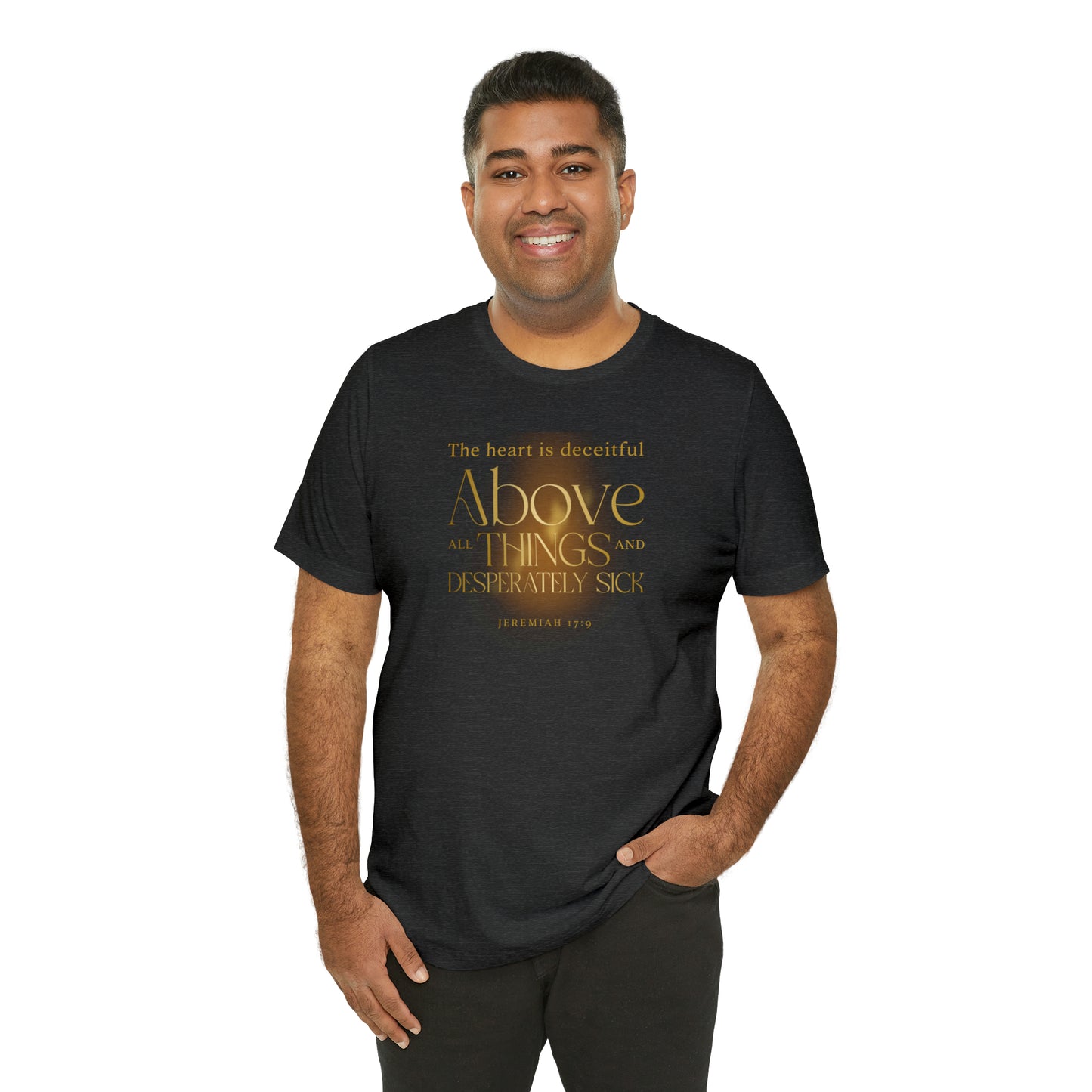 Jeremiah Heart Unisex Jersey Short Sleeve Tee