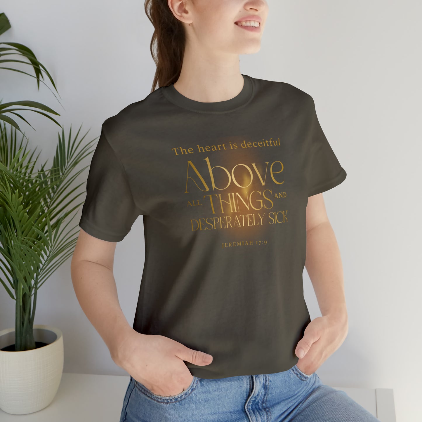 Jeremiah Heart Unisex Jersey Short Sleeve Tee