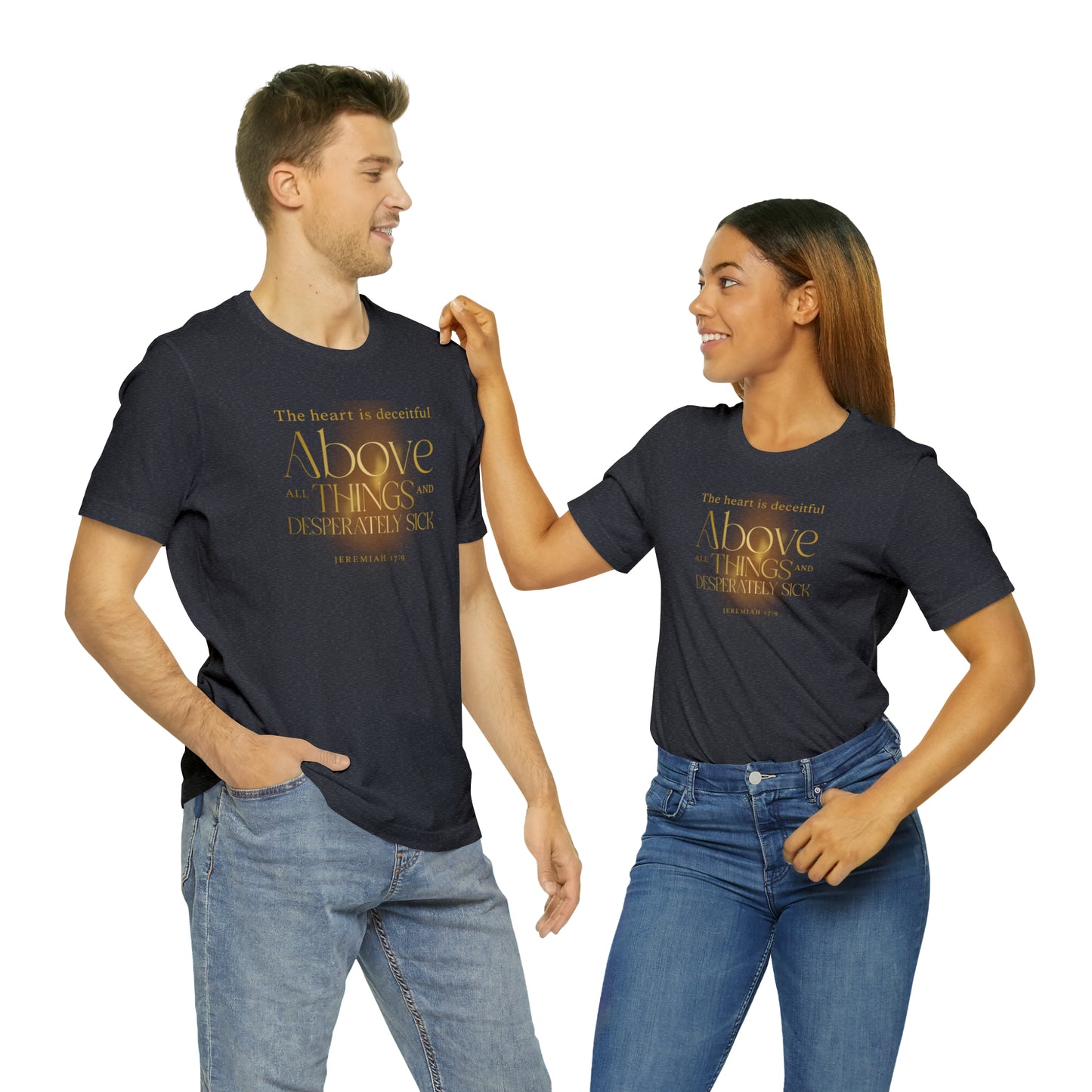 Jeremiah Heart Unisex Jersey Short Sleeve Tee