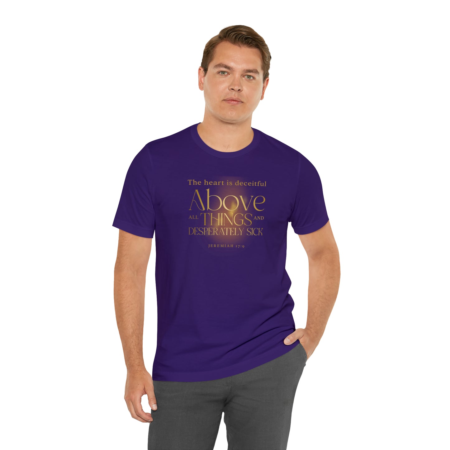 Jeremiah Heart Unisex Jersey Short Sleeve Tee