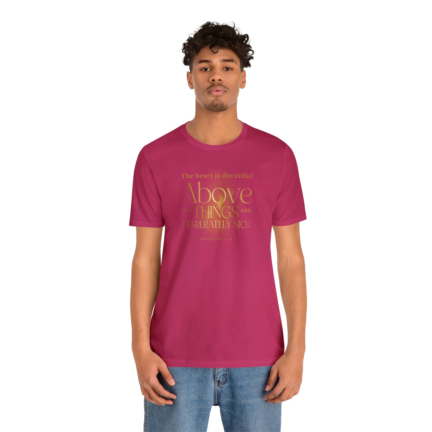 Jeremiah Heart Unisex Jersey Short Sleeve Tee