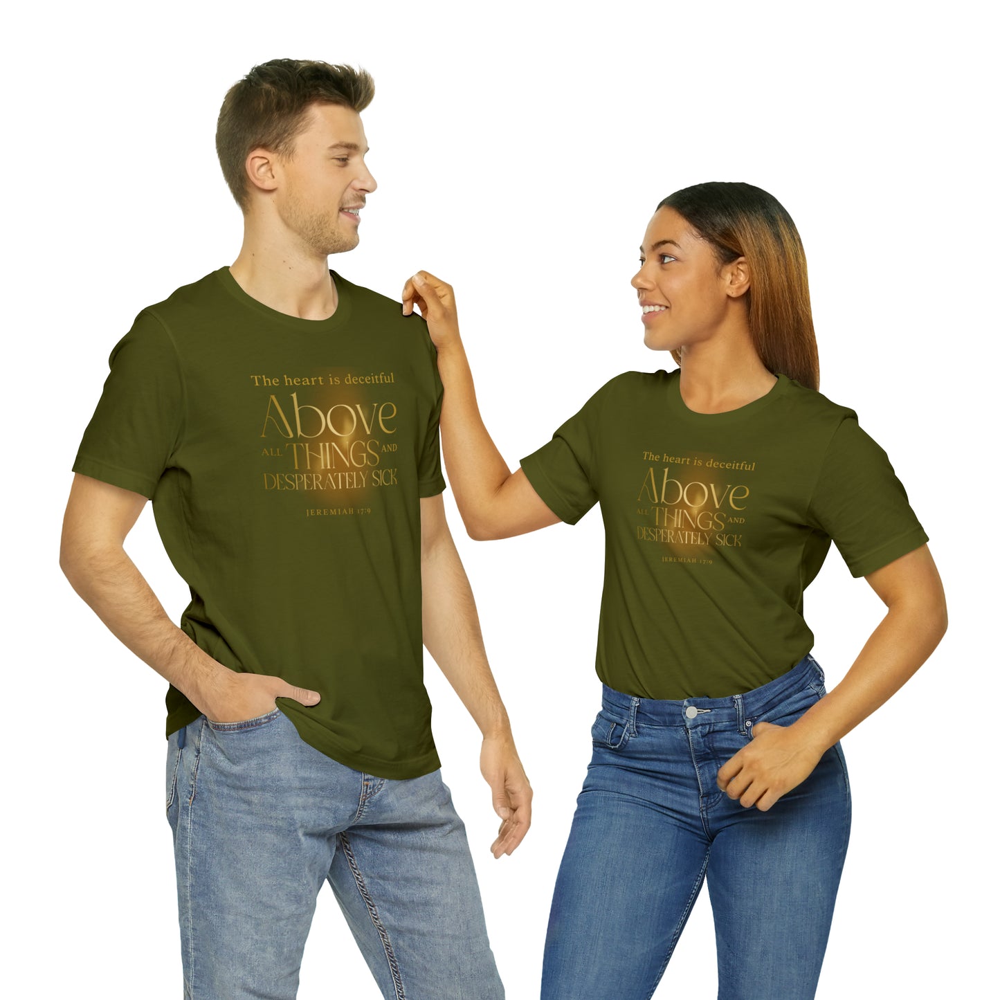Jeremiah Heart Unisex Jersey Short Sleeve Tee