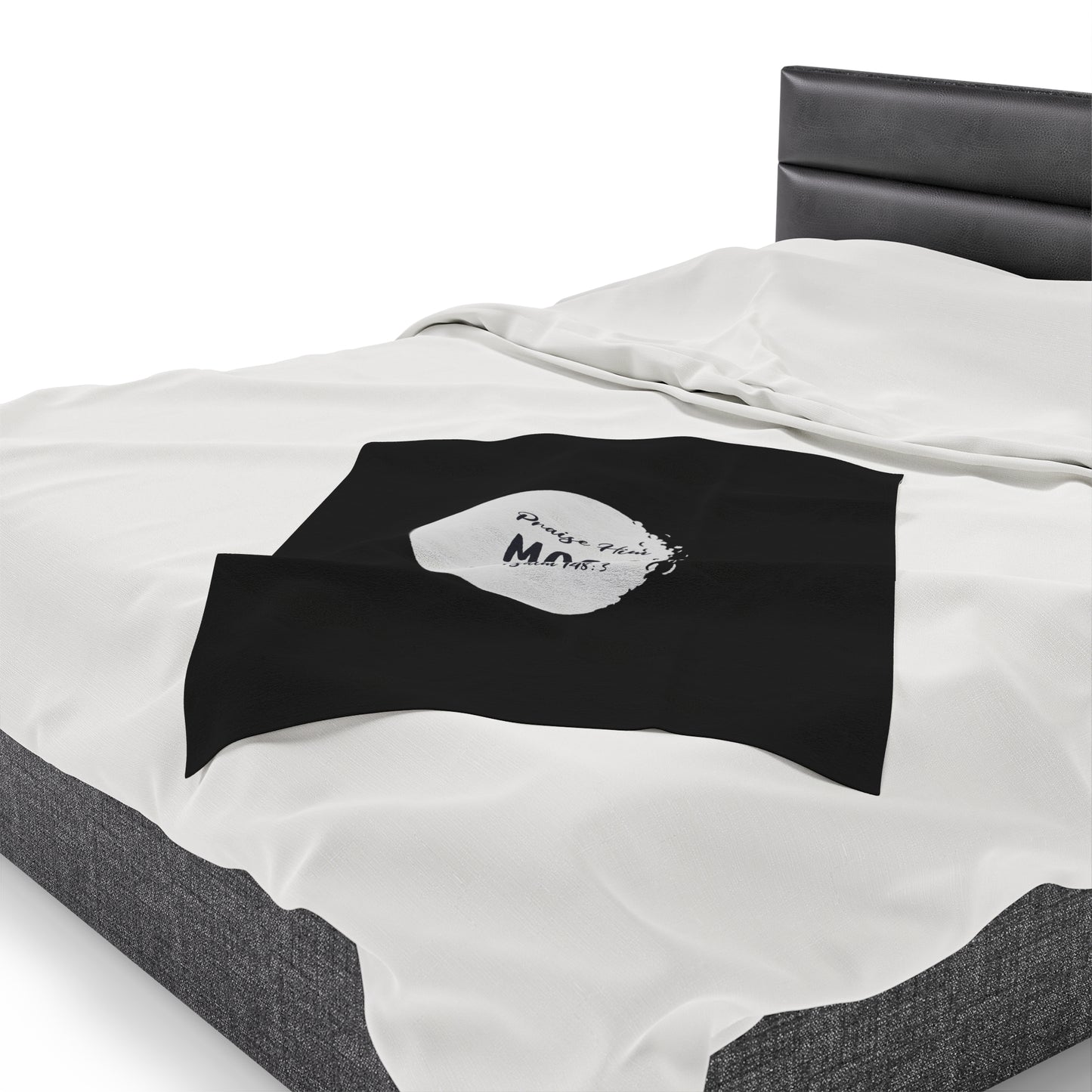 The Moon Velveteen Plush Blanket